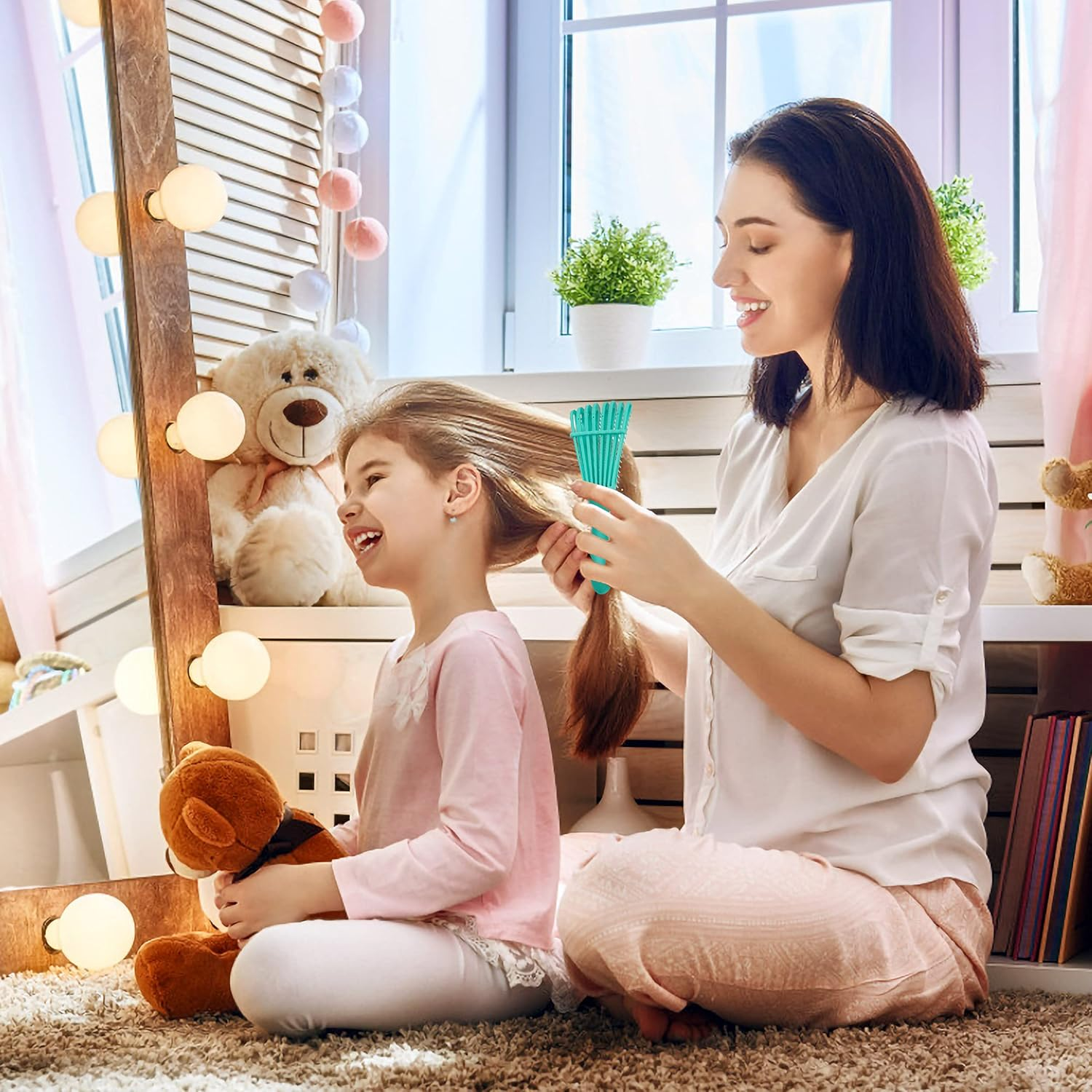 Detangling Brush Curly Hair Brush for Wet Curls Dry Long Thick Textured 3A to 4C Women image number 3