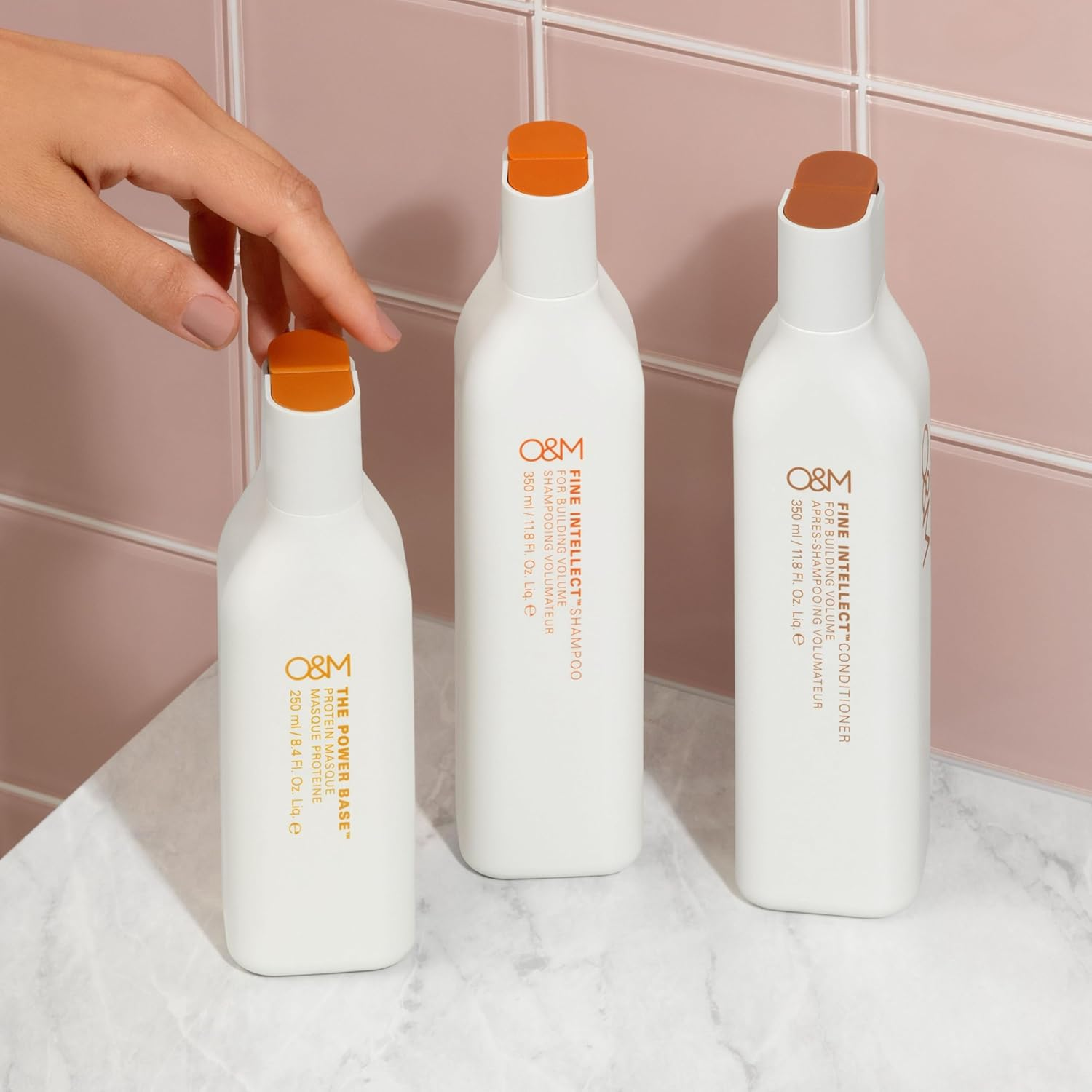 O&M Power Base Protein Rich Masque with Moisture - 250Ml - Colour Safe, Clean from Sulfates, Parabens, Silicones, MIT, Phthalates, Triclosan, Propylene Glycol & Gluten, PETA Certified & Vegan, Australian Made, PCR Packaging