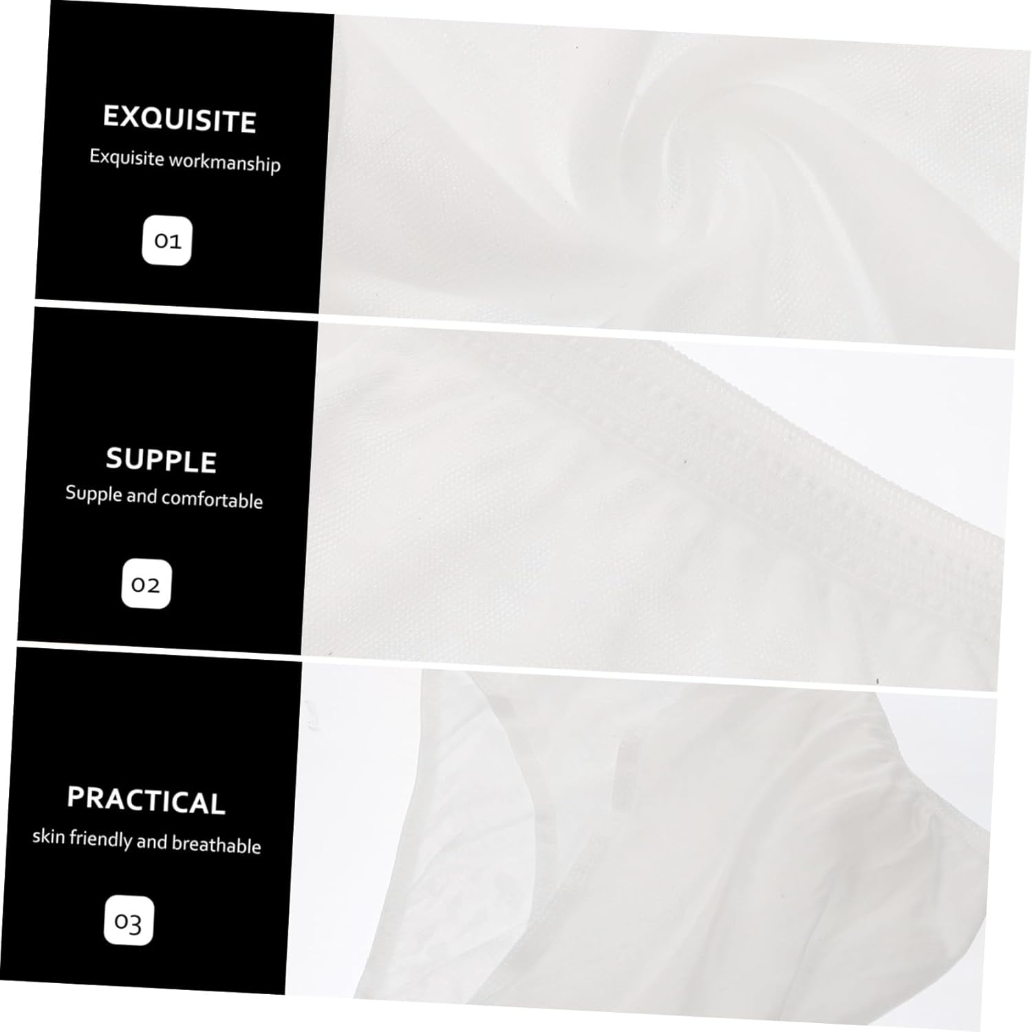 Disposable Maternity Underwear 4Pcs Breathable Cotton Female Panties Comfortable Postpartum Women XXL White image number 3