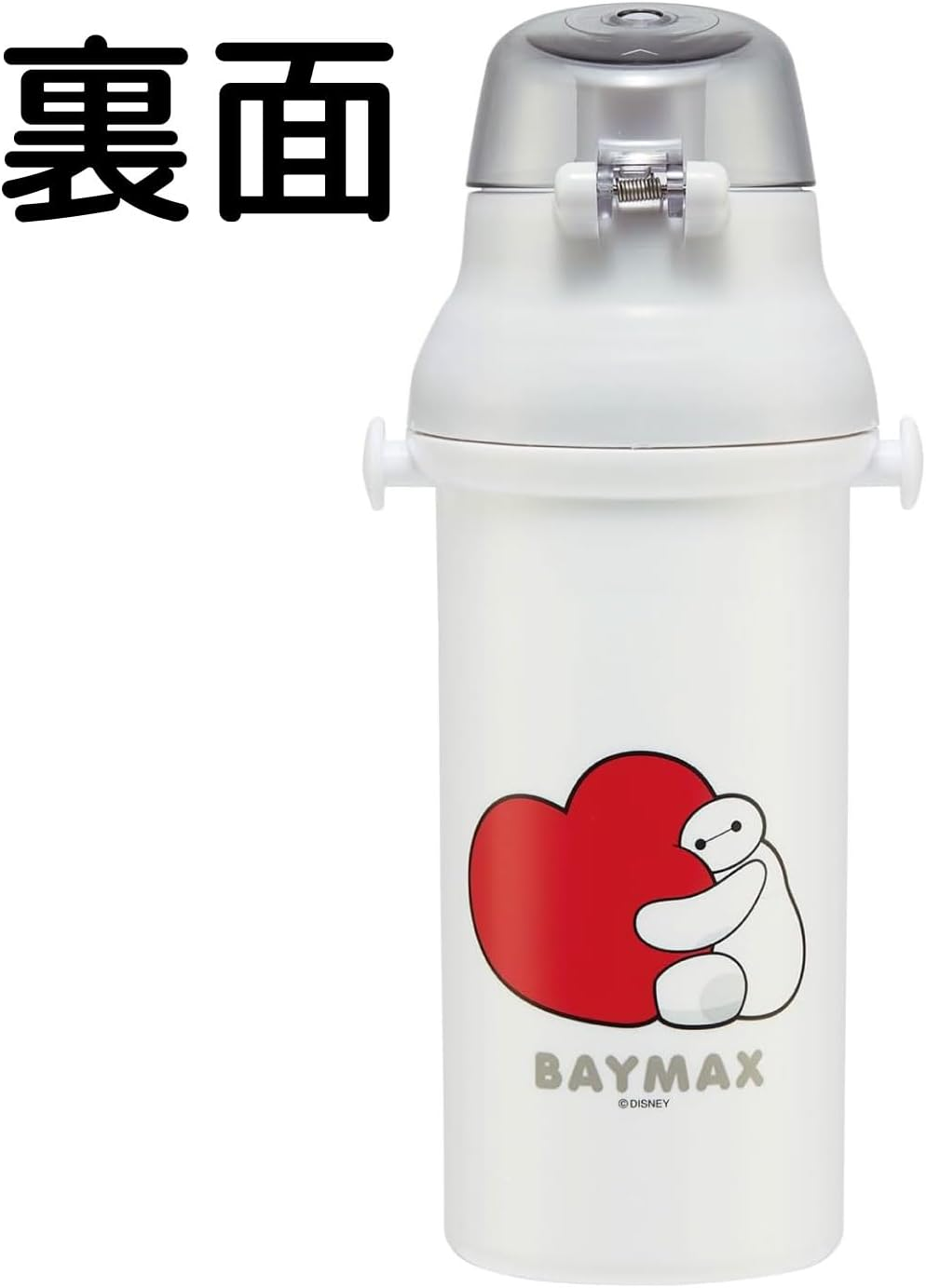 Skater PSB5SANAG Children'S Plastic Water Bottle, 16.9 Fl Oz (480 Ml), Baymax 25, Disney, One Push Type, Antibacterial Treatment image number 3