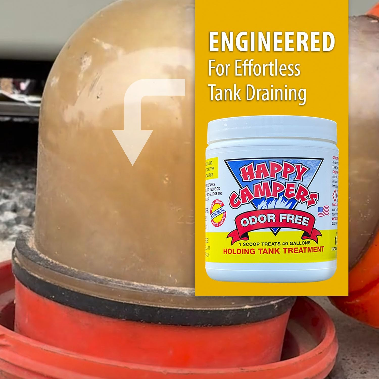 Happy Campers RV Holding Tank Treatment - 18 Treatments image number 2