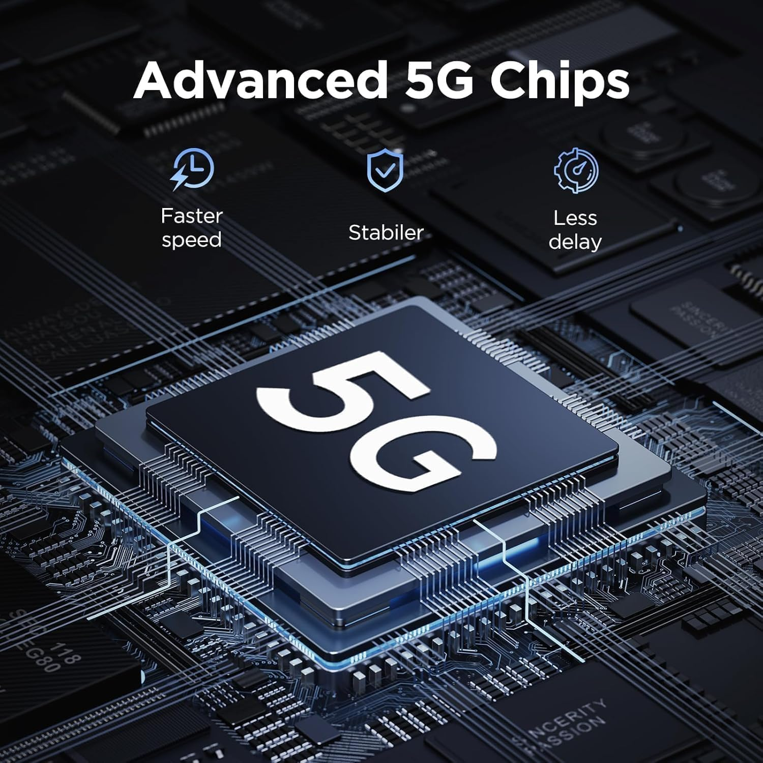 Android Auto Wireless Adapter for Car Small Android Auto Dongle for Converts Wired Android Auto to Wireless Android Auto for Car Model 2017+ Play Plug, Black image number 4