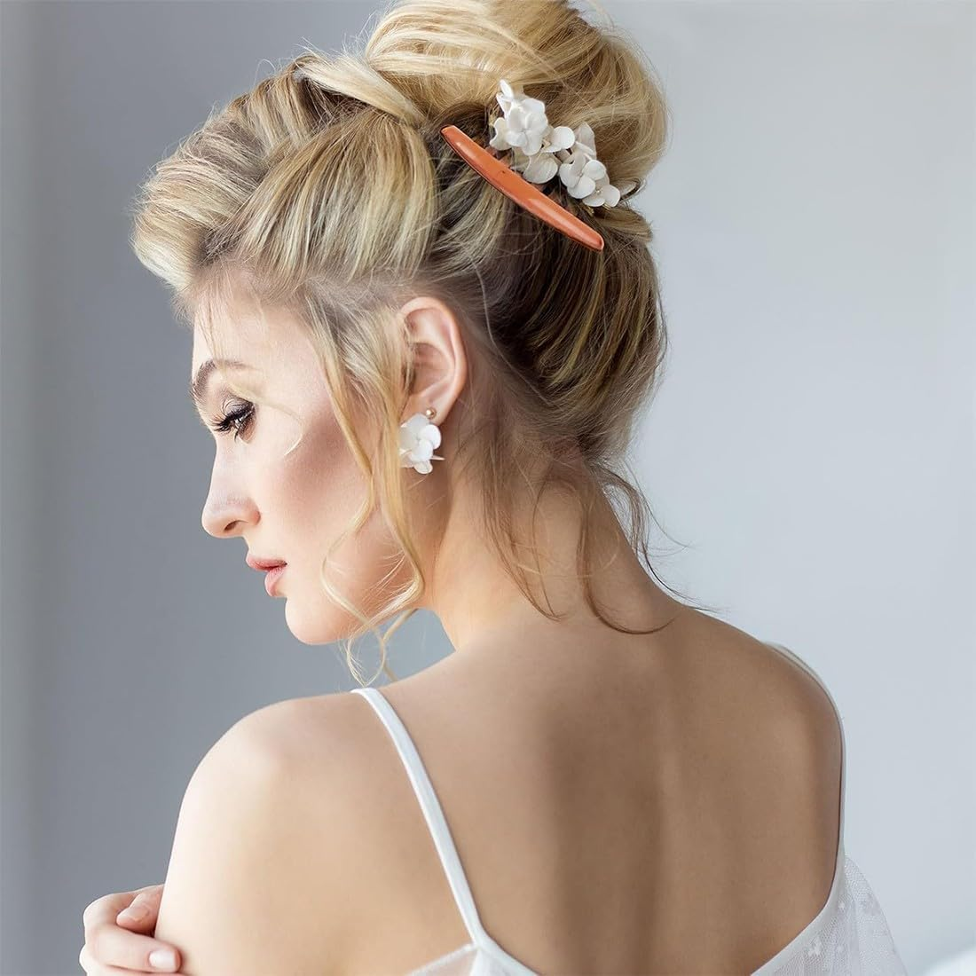 IBXWMNG Pack of 8 Hair Combs for Cliping, French Side Combs Mini Hair Side Combs Vintage Style Comb Clips Hair Side Combs Accessories for Women Girls All Hair Types image number 1