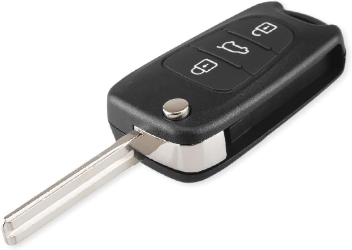 Remote Flip Car Key Shell for Kia Cerato TD 2010-2013 Case Blank Enclosure Fob Direct Replacement 3B 3 Button Unlock Lock Trunk Uncut image number 3