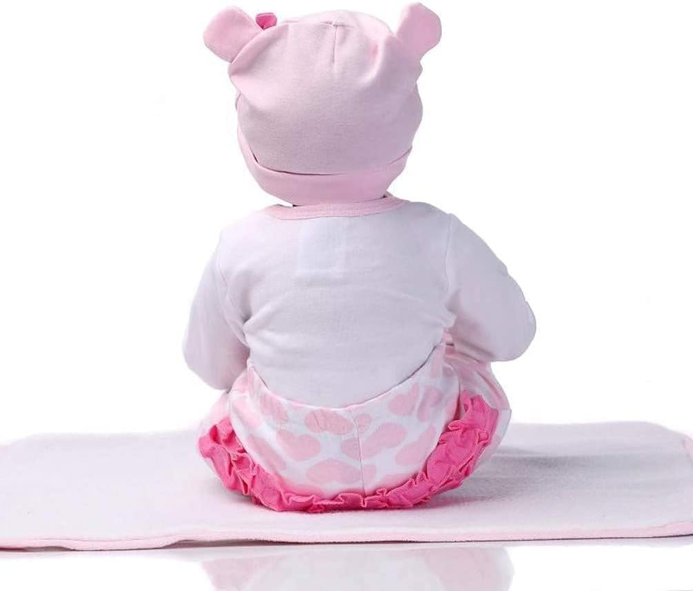 ZIYIUI 22 Inch Realistic Reborn Baby Doll - 55Cm Vinyl Soft Silicone Lifelike Baby with Closed Eyes, Handmade Toddler Doll for Xmas Birthday Gift (Sleeping Girl) image number 2