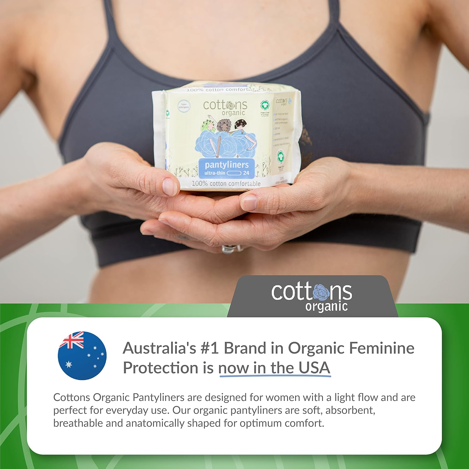 Cottons Pantyliners Ultra-Thin 24 (1) image number 1