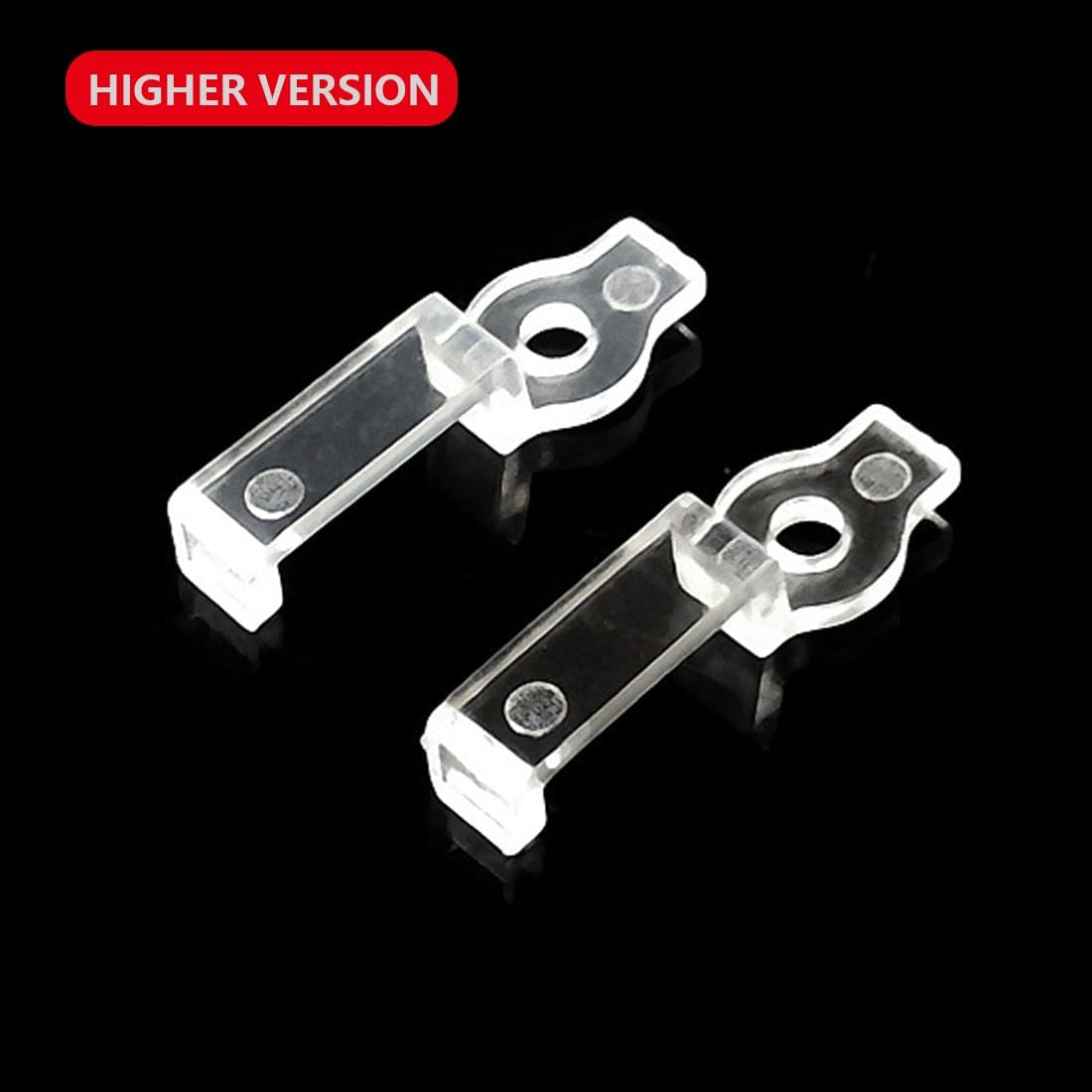 LED Strip Mounting Clips Pack of 100 10 Mm LED Strip Holder Light Mounting Bracket Clips Mounting Clip LED Strip Holder Clips 10 Mm Screws Included (Increase High)