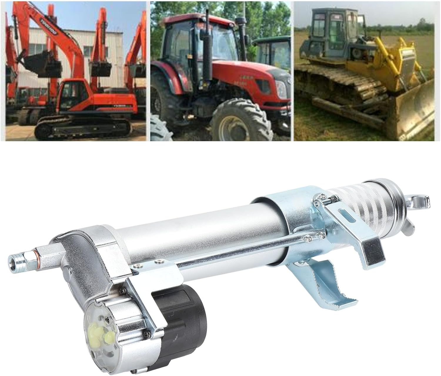 Electric Grease Gun Drill Adapter, Convert Pneumatic Tool, Cordless Drills and Impact Drivers into Electric Grease Gun, with 600CC Load, Universal Conversion Gun Head image number 5