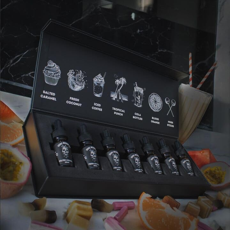 Skol Beard Co Premium Beard Oil Collection, Sweet & Fruity | Set of 7 X 10Ml Premium Handmade Beard Oils | Beard Conditioning, Softening & Nourising Gift Set image number 4