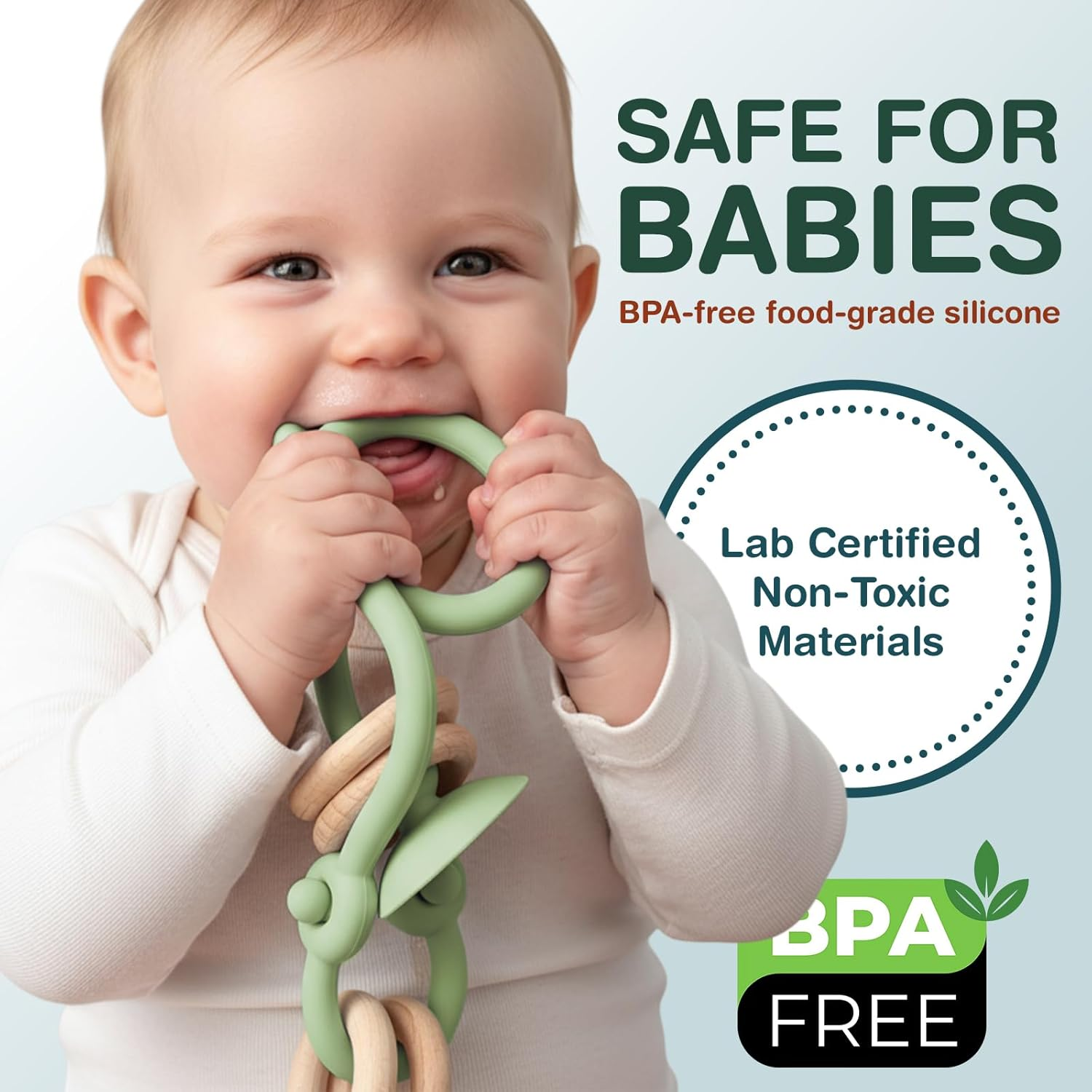 Sensory Highchair Suction Toy for Infant Toddlers 6 12 18 Months, Food Grade Silicone Montessori Educational Cognitive Development Parent-Child Baby Bath Toy | Bpa-Free | Food-Grade | Dishwasher Safe image number 1