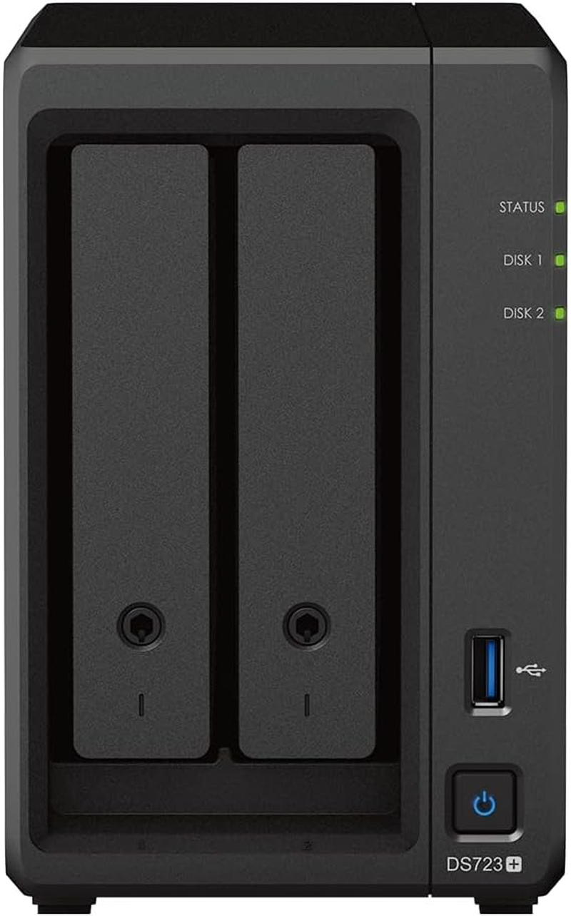 Synology Diskstation DS723+ 2-Bay 3.5" Diskless 2Xgbe NAS (Scalable),Amd Ryzen R1600 Dual Core, 2GB RAM, 1Xusb3, Esata image number 3