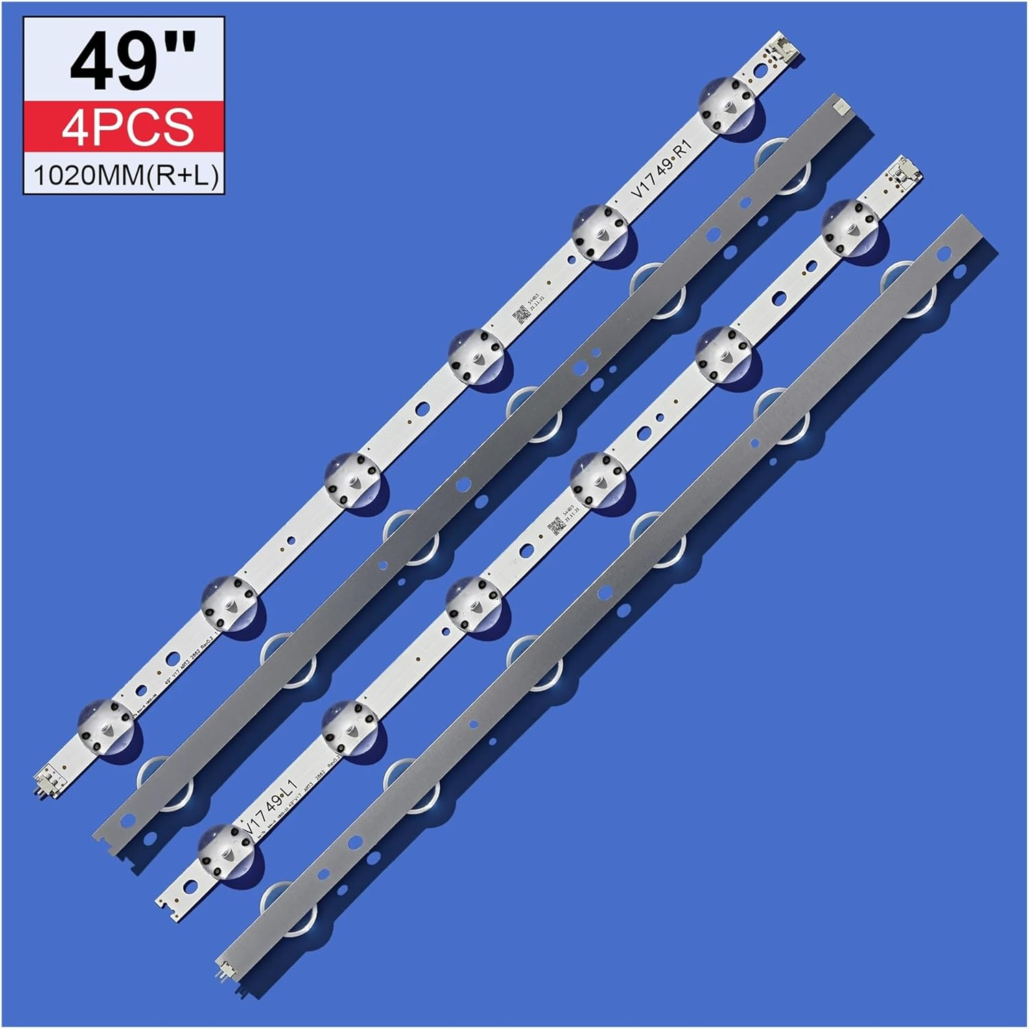 LED Backlight Strip for L-G 49UJ701V 49LJ614V 49UV340C 49UJ651V 6525 49UJ670V 49UJ675V 49UJ634V 49UJ655V 49LV340C V1749R1L1 image number 1