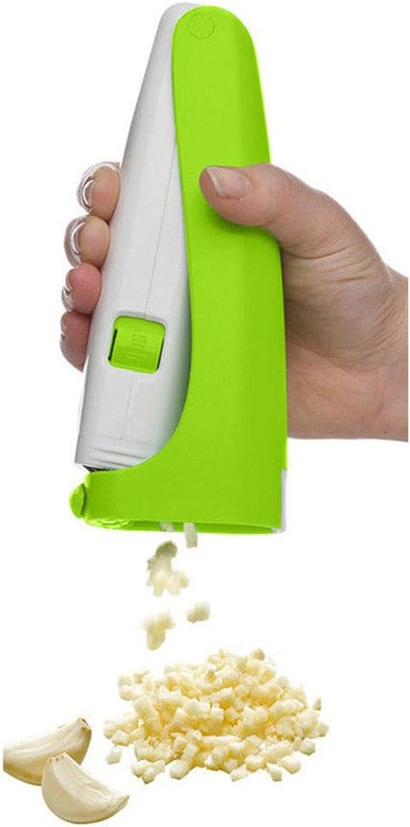 Tooloflife Garlic Press, Plastic Garlic Grinder, Multifunction Squeezer for Walnut Peanut Ginger Mincer Garlic Chopper Practical Kitchen Tool image number 4