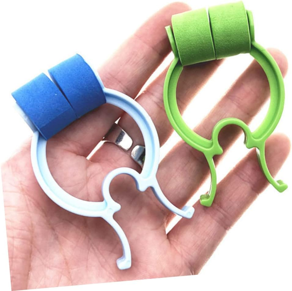 JECOMPRIS 20Pcs Nose Correction Clip Foam Nose Clip Nose Plugs for Swimming Adult Bloody Nose Stopper Nose Stop Clip Nasal Clip Epistaxis Care Clips Child Portable Pom image number 3