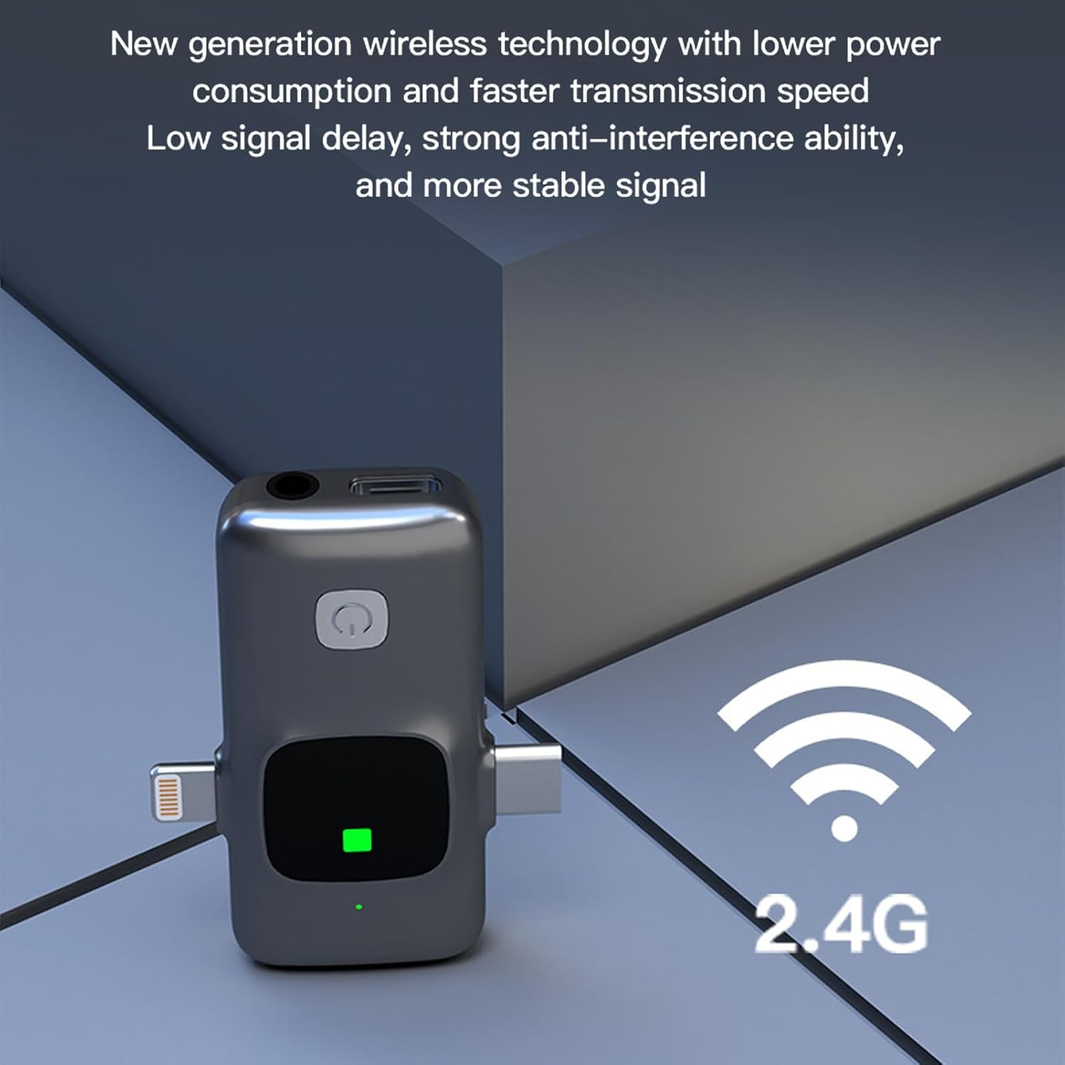 YUEHISY Wireless Sound Card Earphones, Portable Live Streaming Sound Card Headset with Noise Reduction, Remote Control, for Gaming Singing image number 3