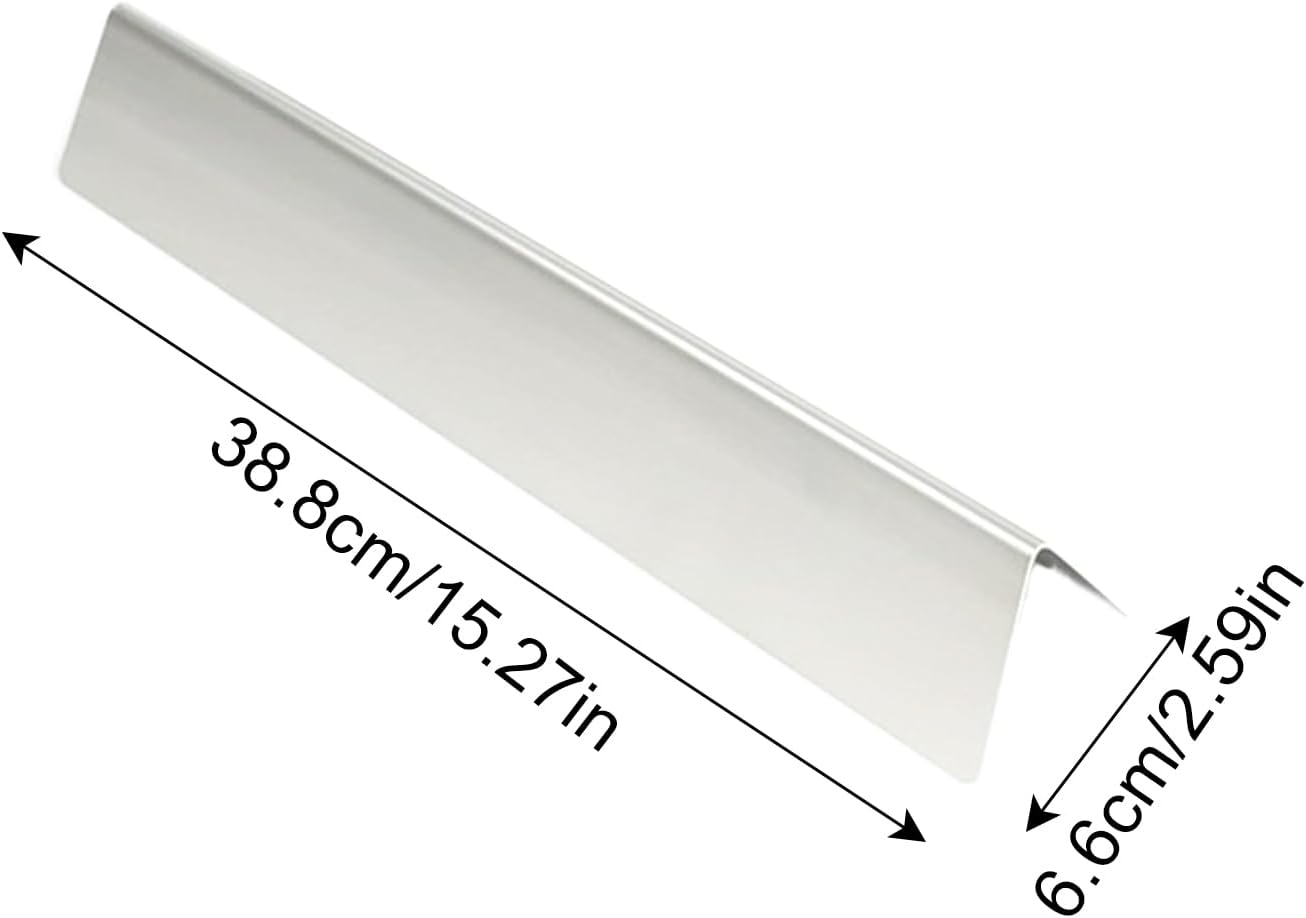 Flavorizer Bars for Weber Spirit - 5-Pieces Grill with Front Control Knob | Flavorizer Bars Replacement | Grill Burner Covers Accessories Dishwasher Safe Aroma Rails for Outdoor Cooking Barbecue