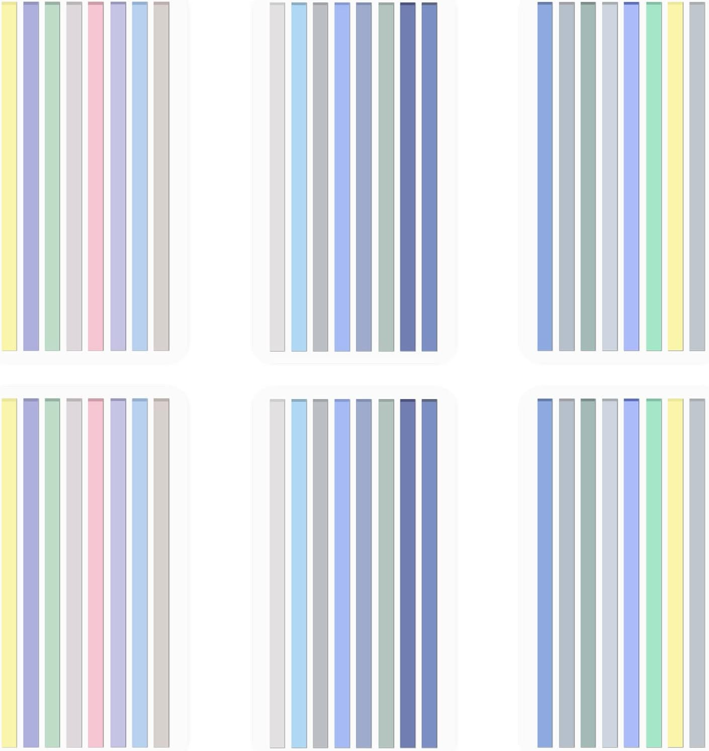 BAYTORY 960Pcs Transparent Highlighter Tape Reusable, Clear Sticky Tabs for Annotating Books, Long Highlighting Strips Page Markers Index Tabs, Sticky Notes Aesthetic Office School Supplies - Bright | Long image number 4