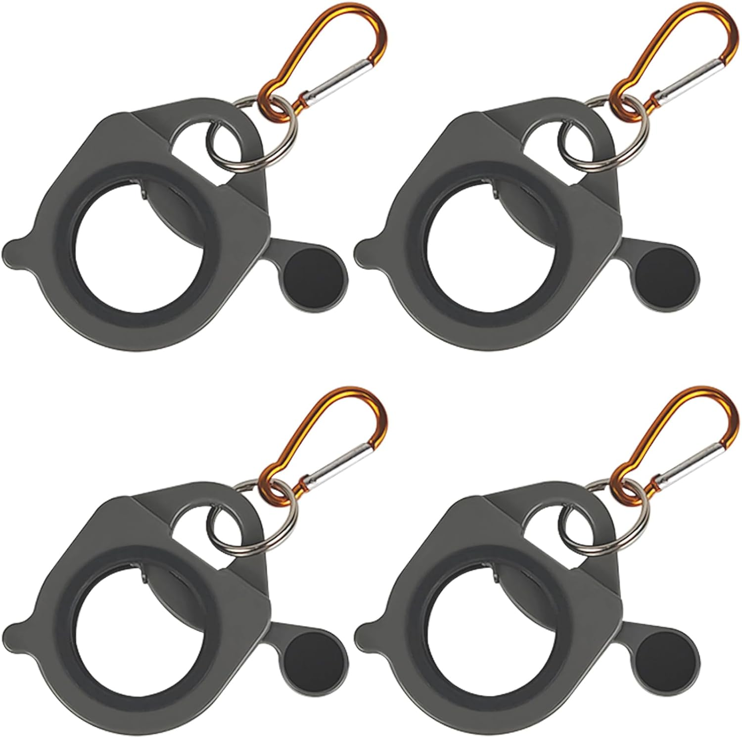 Zip Tie Holder Cable Tie Holder for Tool Belt Heavy-Duty Colored Organized Strong Efficient for Electrician Tool Storage Reusable Portable (White, 8 Pack)