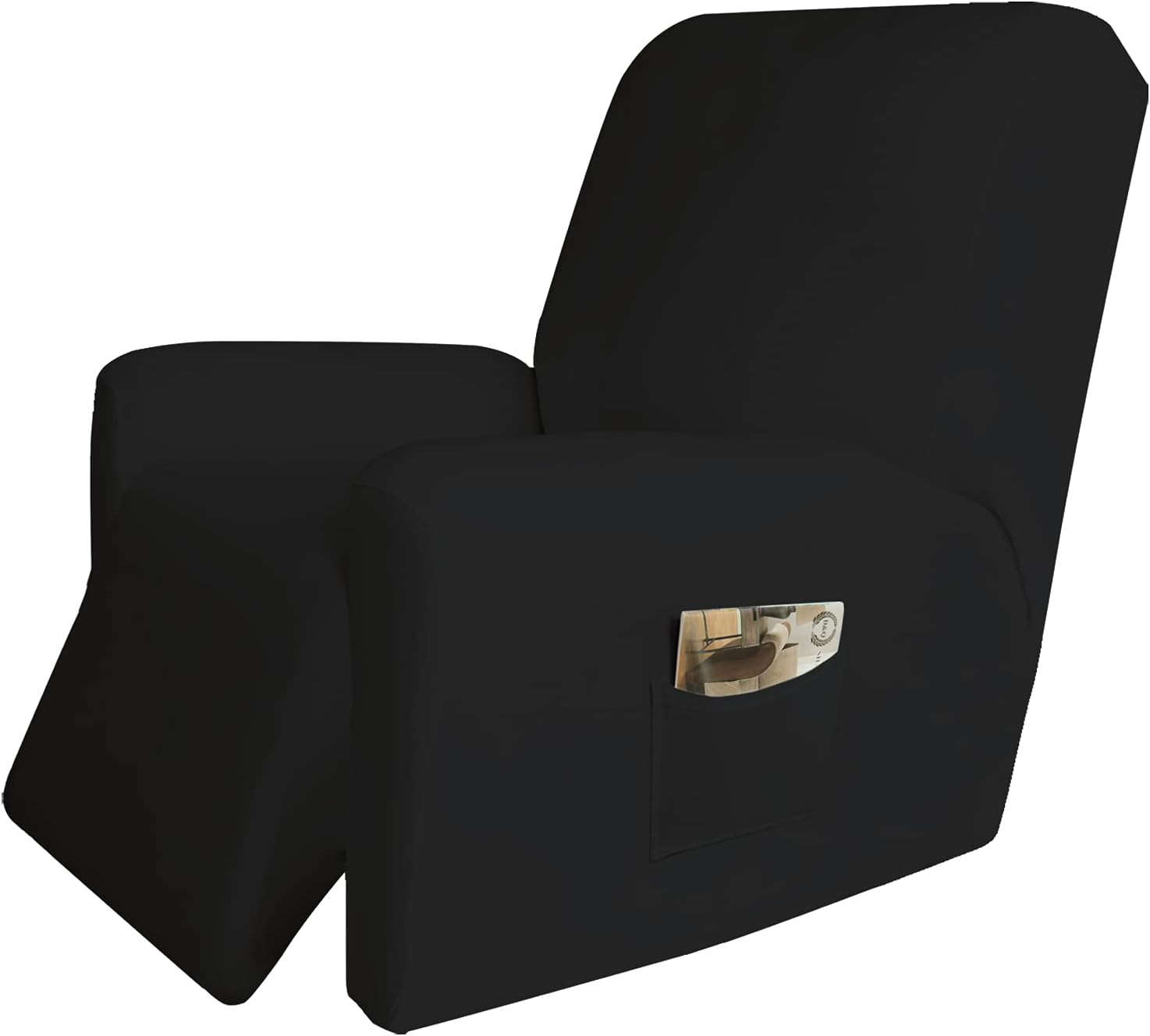 Easy-Going Waterproof Patio Cushion Covers 24X24X4 Inch 4 Pack Replacement Non-Slip Outdoor Seat Cushion Slipcover with Zipper. ONLY Covers. Camel