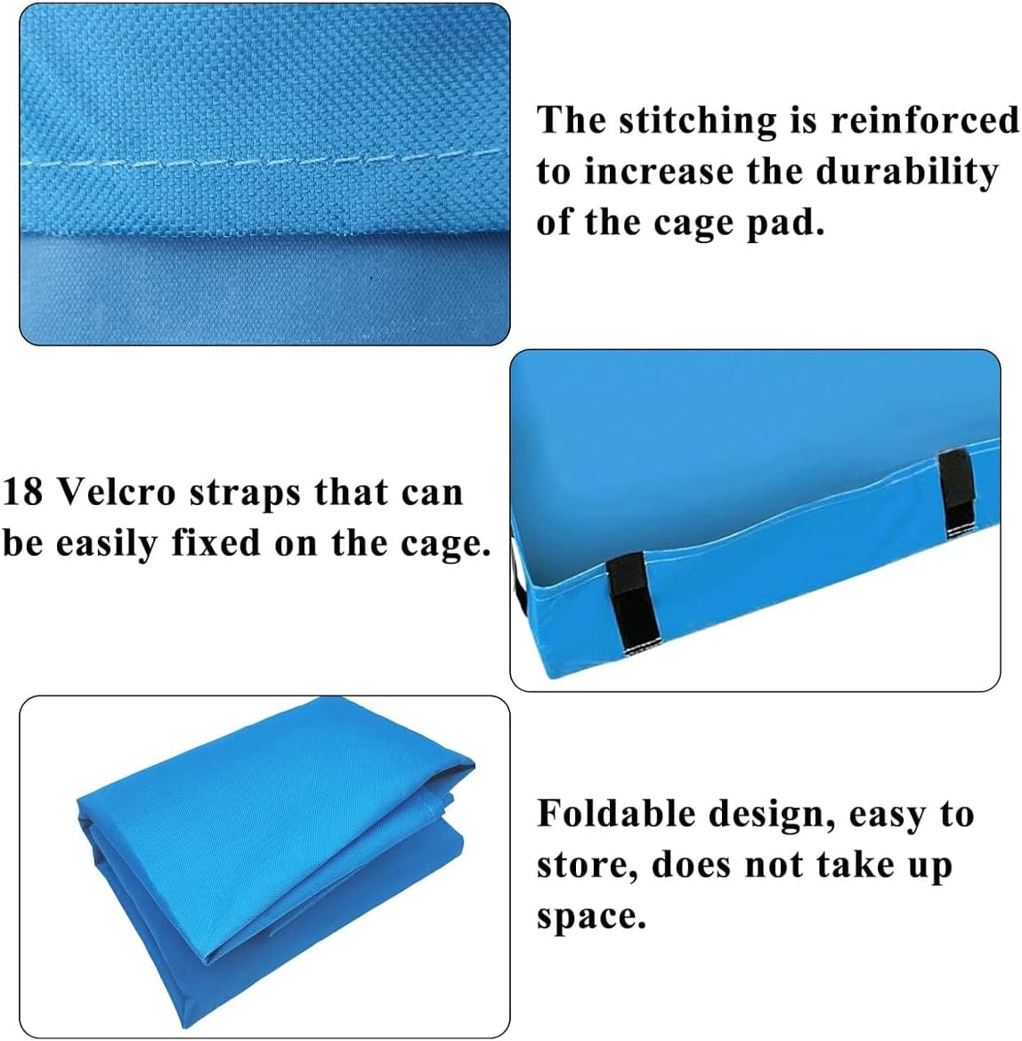 AIMALL Waterproof Small Pet Crate Sump Cover Dirt-Resistant Mat for Small Animal Cages - Easy to Clean, Leak-Proof Protector for Guinea Pigs, Hamsters, Rabbits (47 X 24 Inches) image number 1