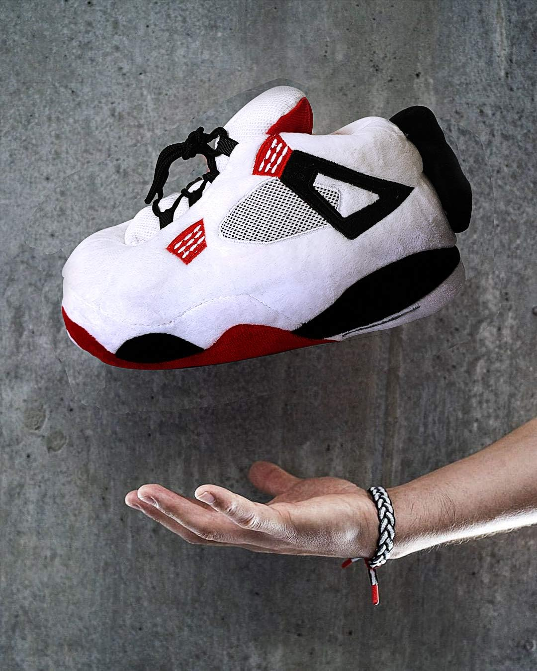 Jordan Alike Sneaker Slippers | Men and Women | Comfy and Cozy | Perfect for Lounging | One Size Fits All | Yeezy Slippers 2020 image number 4