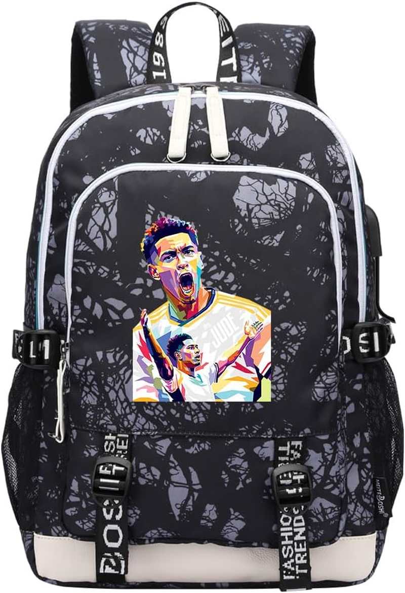 Soccer B-Ellingham Multifunction Sport Backpack Travel Laptop Football Fans Bag for Men Women