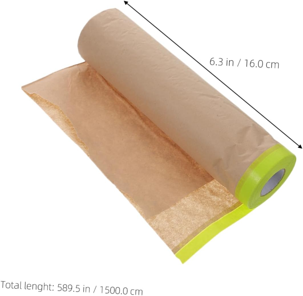 4 Rolls Masking Film Template Automotive Motorcycle Airbrush Graphics Masking Paper Protection Paper Painters image number 5