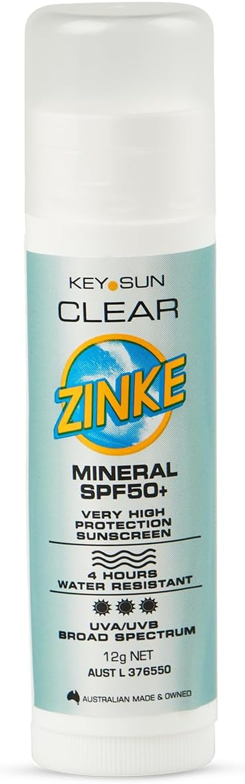 ZINKE SPF 50+ Clear Mineral 12G Stick