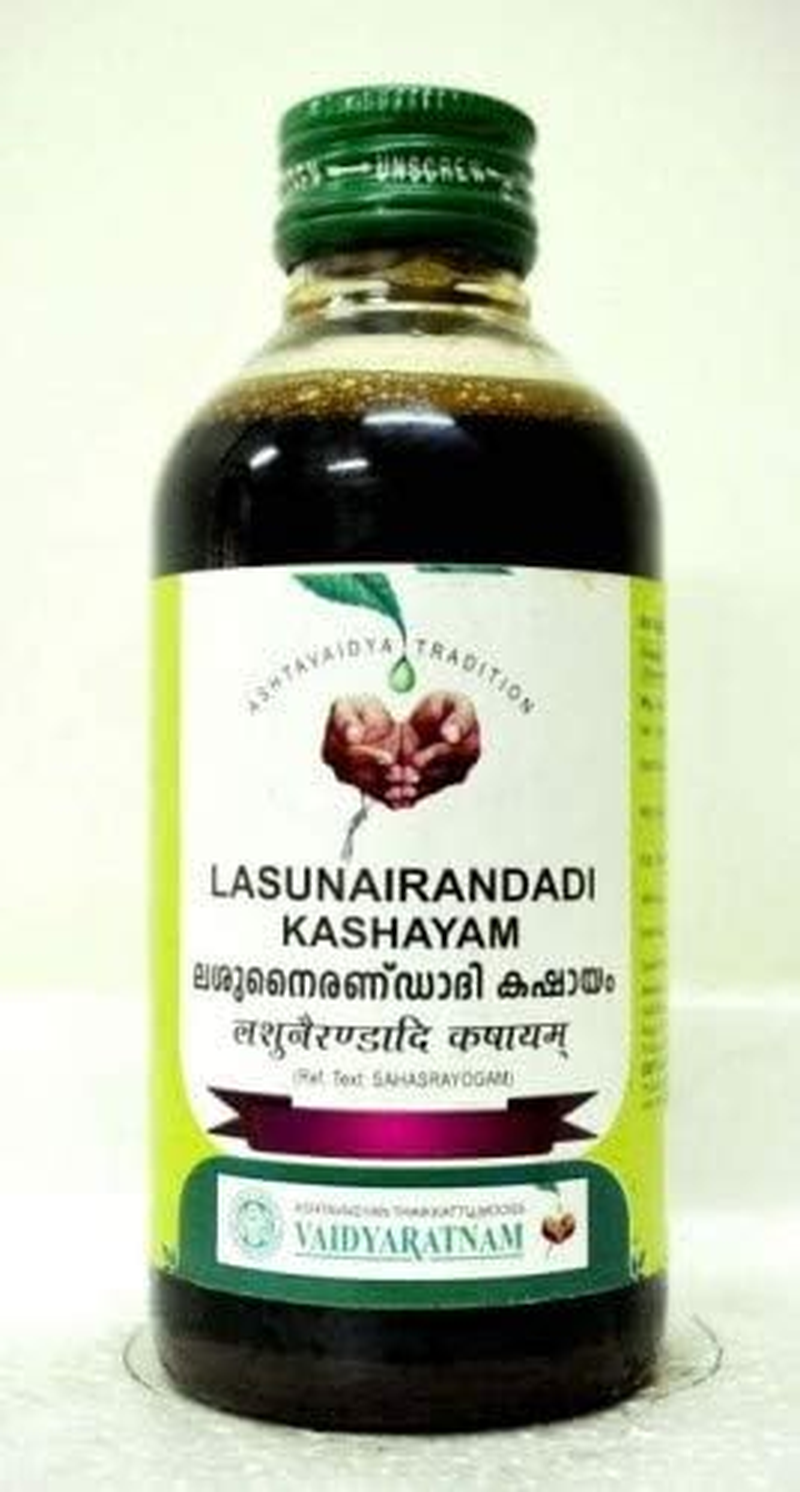 Vaidyaratnam Lasunairandadi-Kashayam - 200Ml