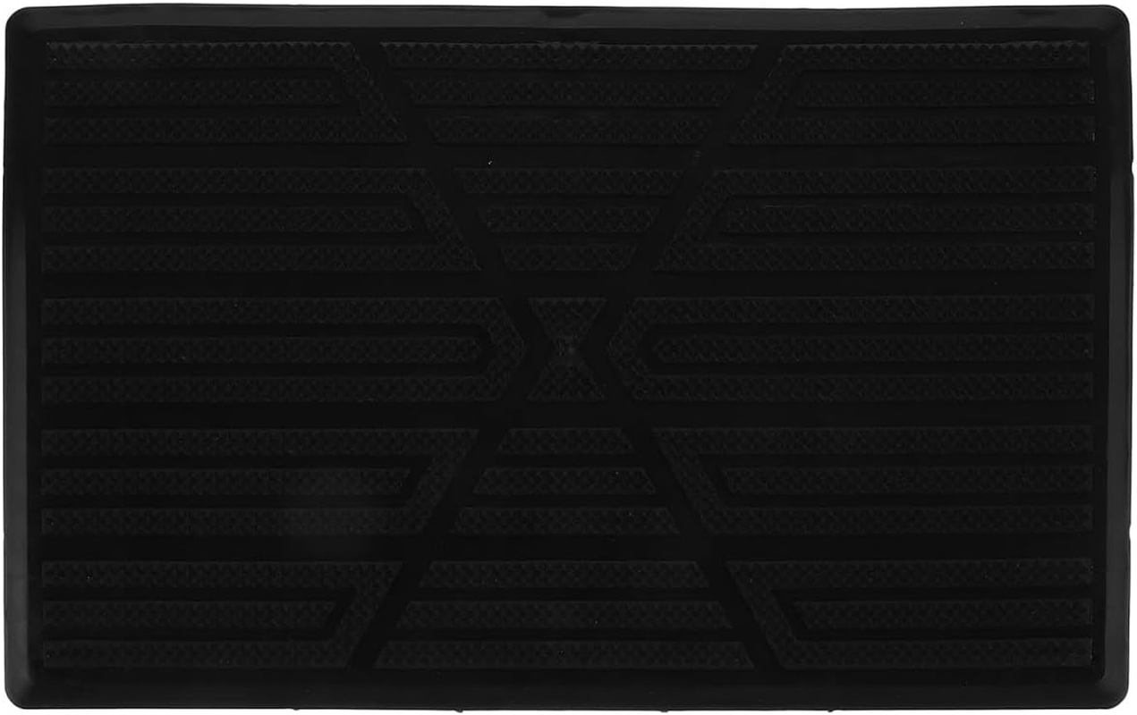 GLEAVI Black Rubber Car Floor Mat Patch - Wear-Resistant Carpet Protector, Anti-Slip Foot Pedal Pad for Safe Driving and Easy Maintenance image number 2
