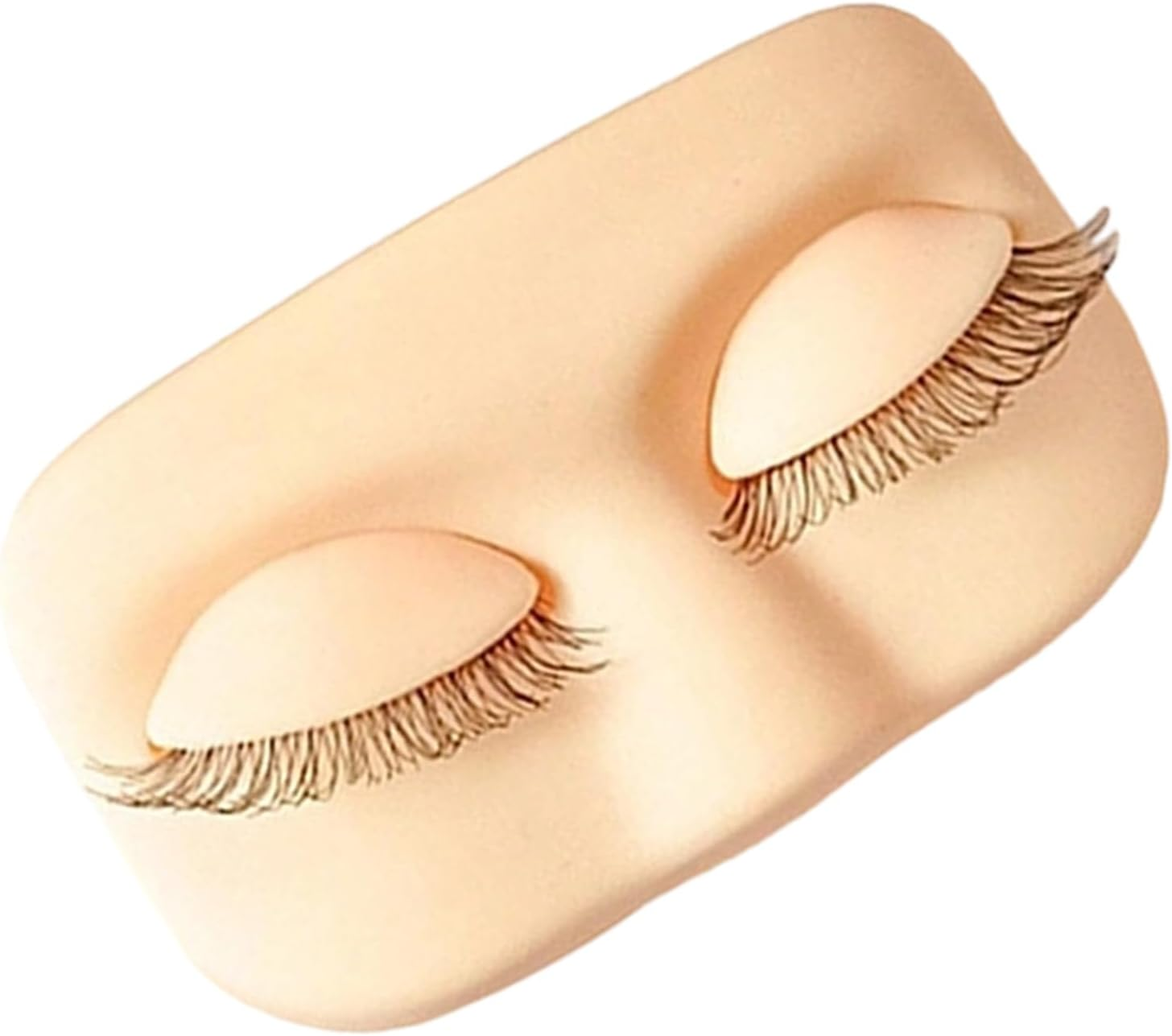Lash Mannequin Head - Soft Silicone Model | Makeup Mannequin Face - for Training Beauty Salon Studio Home