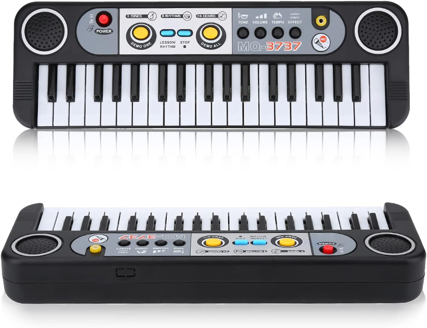 37-Key Electric Piano Keyboard Portable Indoor/Outdoor Playing Digital Key Board Piano Musical Instruments Kids Toy with Microphone, Musical Instruments Toy, Birthday Gift for Kids image number 5