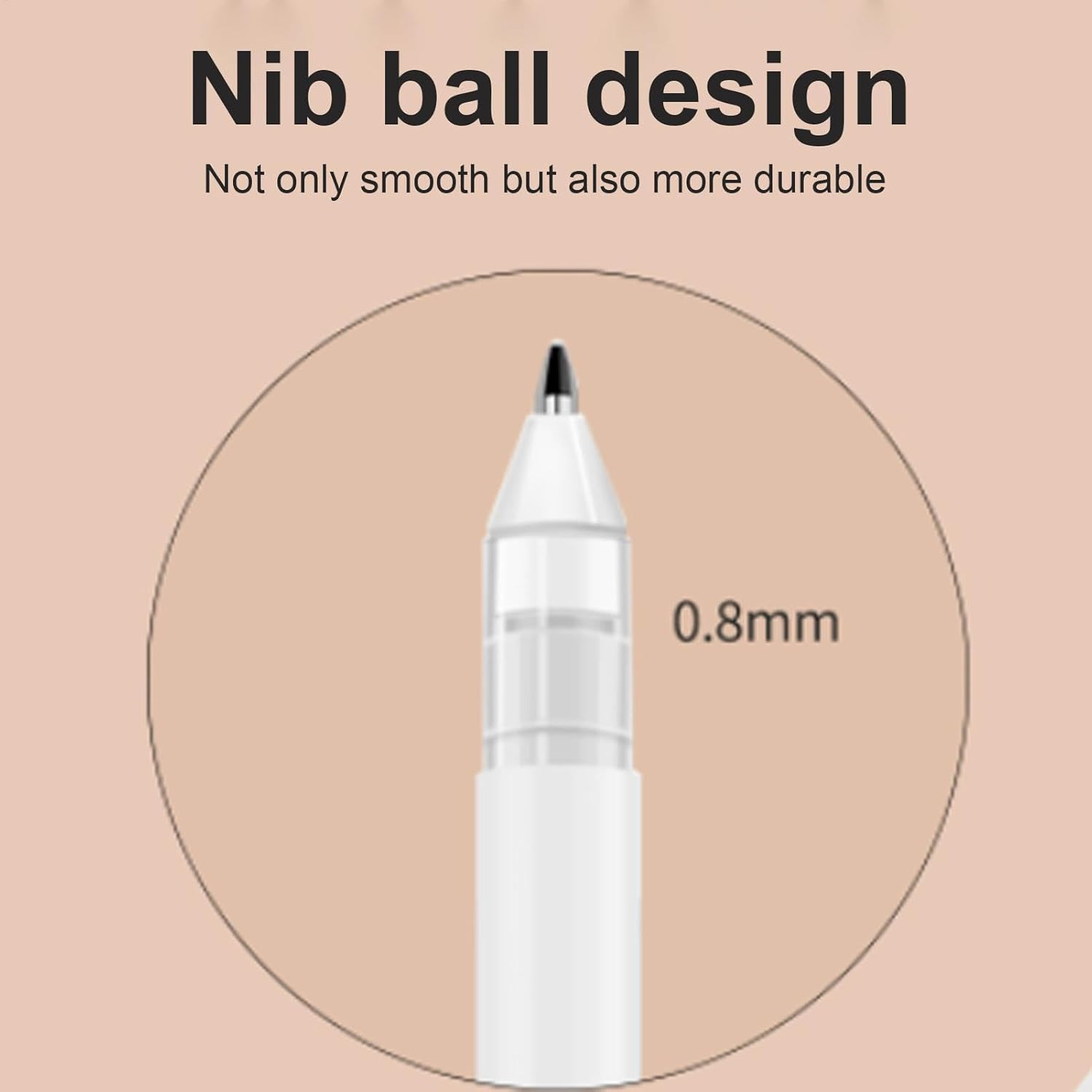 White Paint Pen for Art, Fine Point Tip White Gel Pens White Paint Marker, Fine White Paint Marker for Artists and Beginner Painters - Silver image number 5