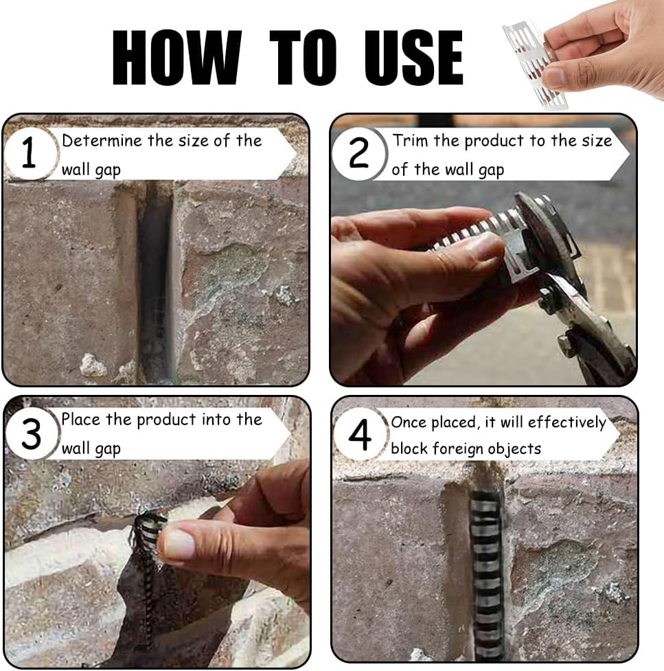 25 Pieces of Stainless Steel Brick Seepage Hole Covers, Protective Seepage Hole Inserts, Brick Drainage Hole Covers, and Brick Hole Fillers for Brick Walls