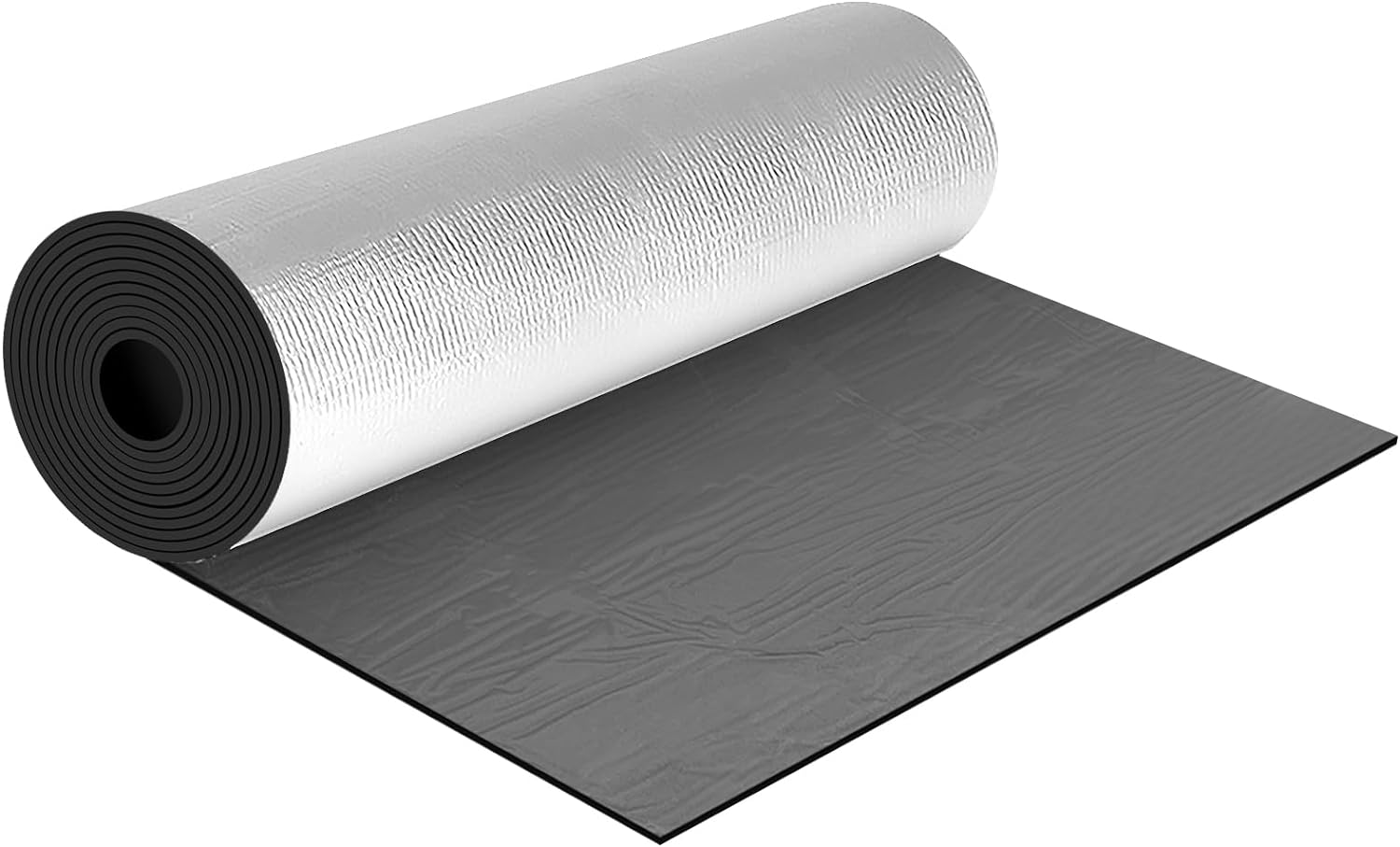 VOLKWELL 1Mx5M Sound Deadener Roll Foam, 50% Thicker Heat Shield Noise Insulation Mat, Easy to Cut Self-Adhesive Noise Proofing, Deadener Pad Car Auto Exhaust Muffler Hood Door Waterproof(53.82 Sqft) image number 5