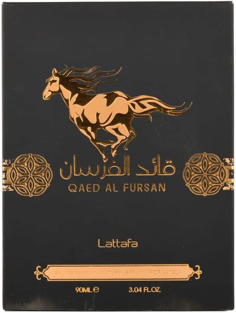 Lattafa Perfumes Qaed Al Fursan for Unisex Eau De Parfum Spray, 3 Ounce image number 1
