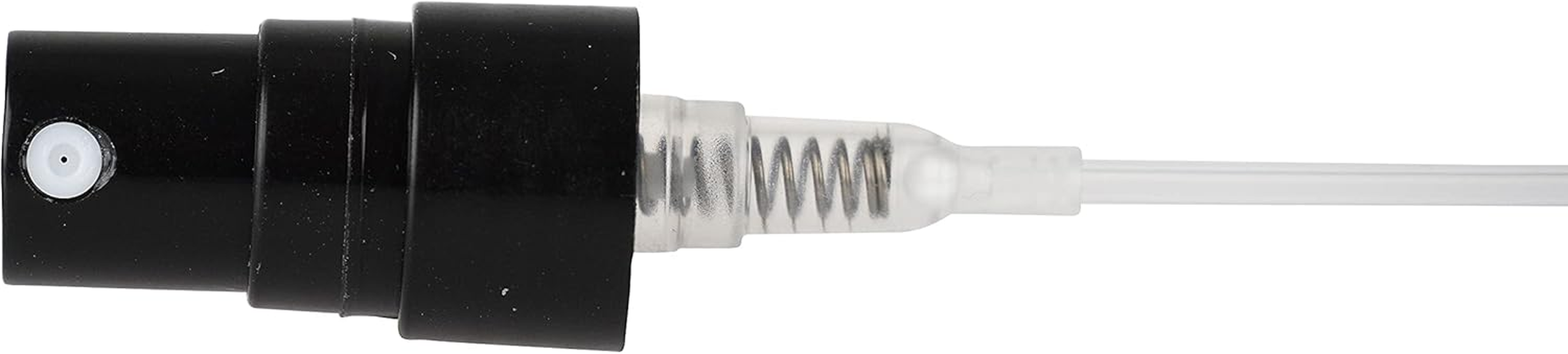 【AU STOCK】50 X Clear Glass Tester Spray Perfume Bottles with Black Atomizer and Overcap | Refillable Travel Spray Empty Bottle for Perfume (50, Clear with Black Atomizer) image number 1