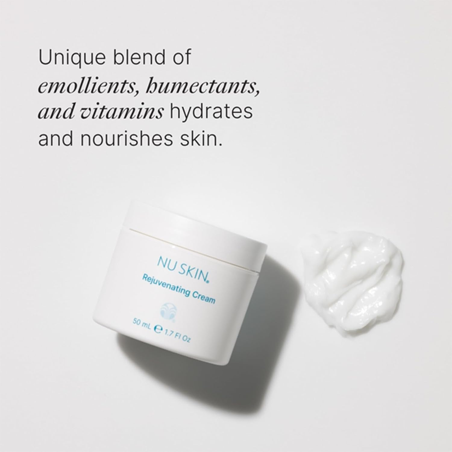 Nu Skin Rejuvenating Cream | Expertly Formulated Moisturizer for Dry Skin, Infused with Hyaluronic Acid, Nourishing Vitamins, and Unique Moisture-Binding Technology | 50 Ml | 1 Pack image number 2