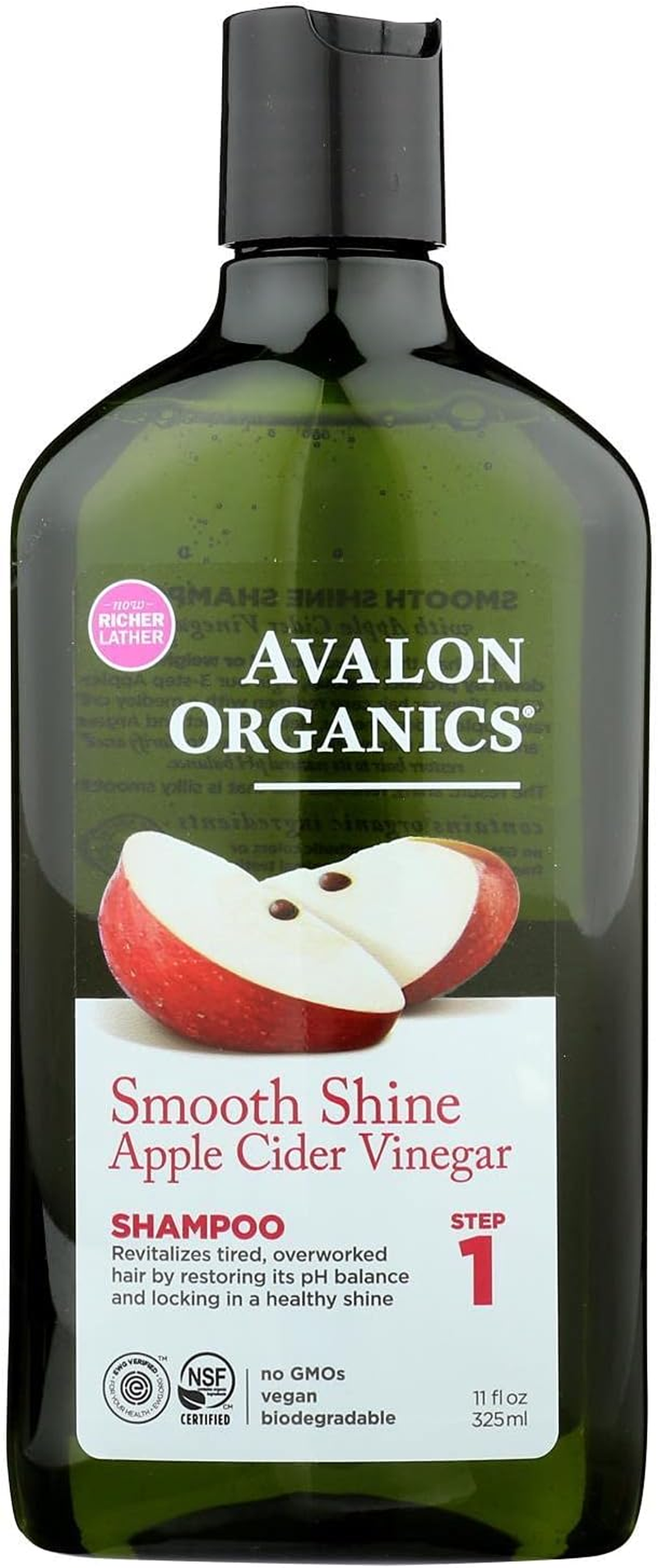 Avalon Organics: Apple Cider Vinegar Shampoo - Smooth Shine (325Ml)