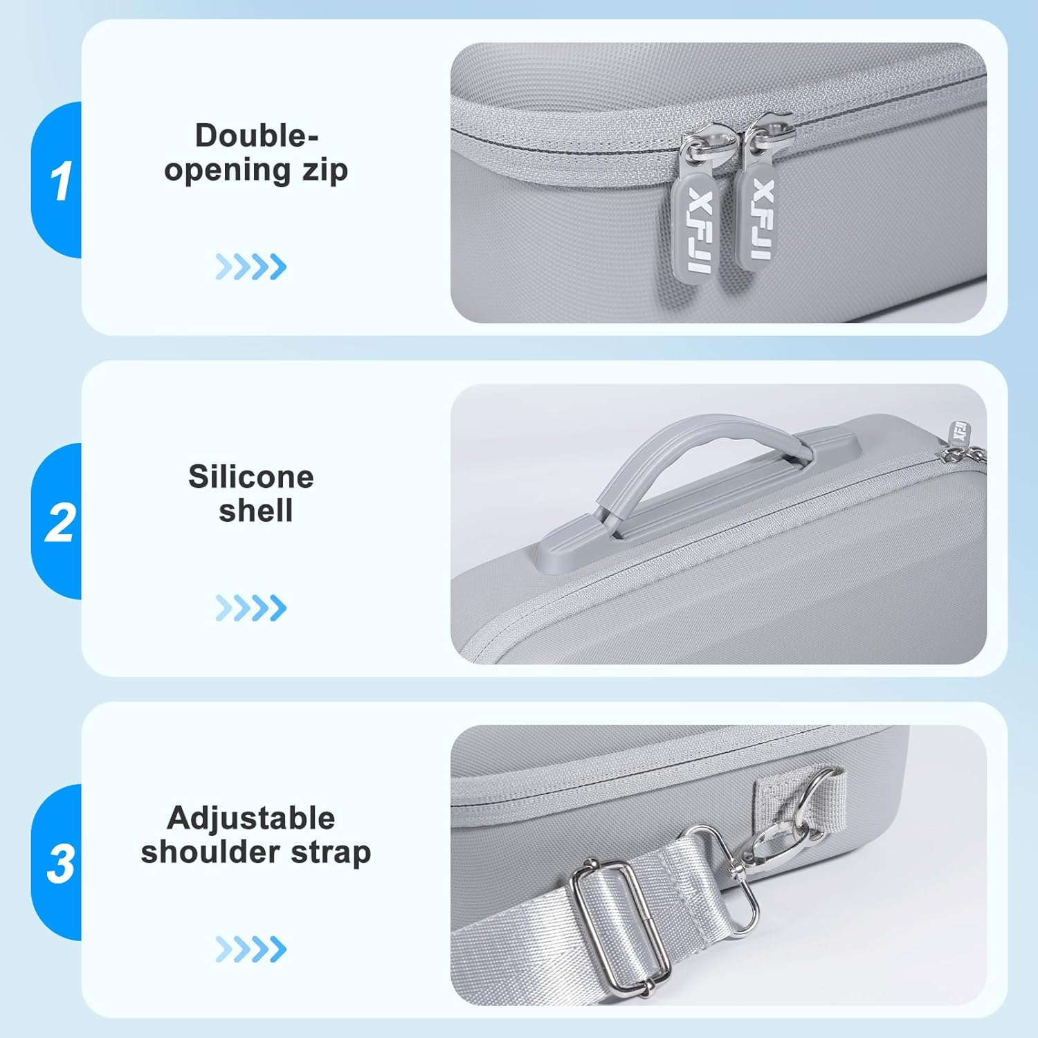 Portable Storage Bag with Carry Strap, Carry Bag for DJI Neo, Portable PU Travel Bag for DJI Neo Drone Accessories image number 2