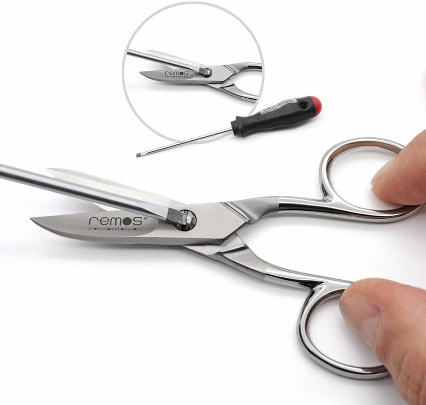 Remos Toenail Scissors Stainless Steel Serrated Blade Cuts Strong Fingernails and Toenails image number 3
