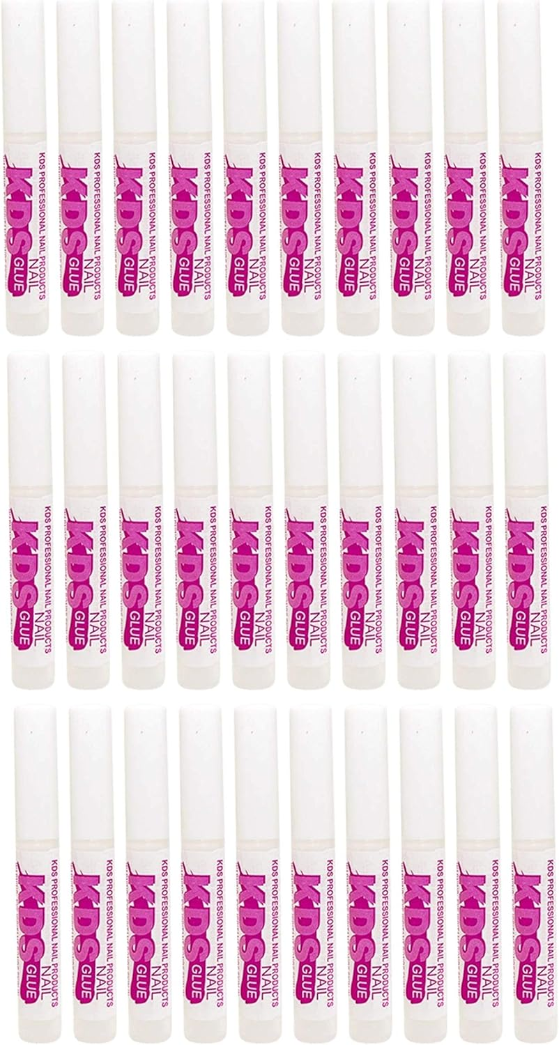 30 Pcs KDS Nail Tip Glue - Adhesive Super Bond for Acrylic Nails Tips