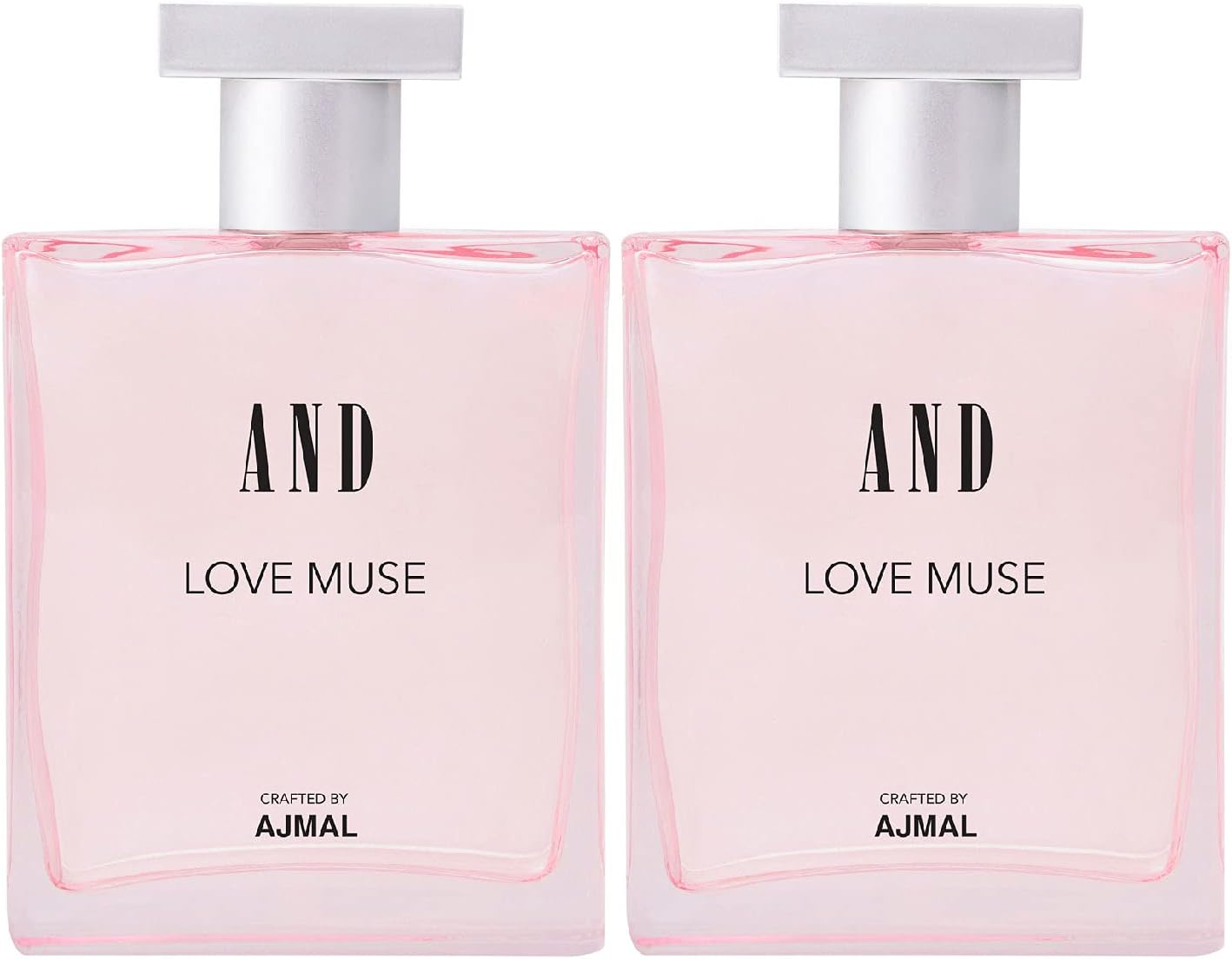AND Love Muse Pack of 2 Eau De Parfum 50ML Each for Women Crafted by Ajmal + 2 Parfum Testers