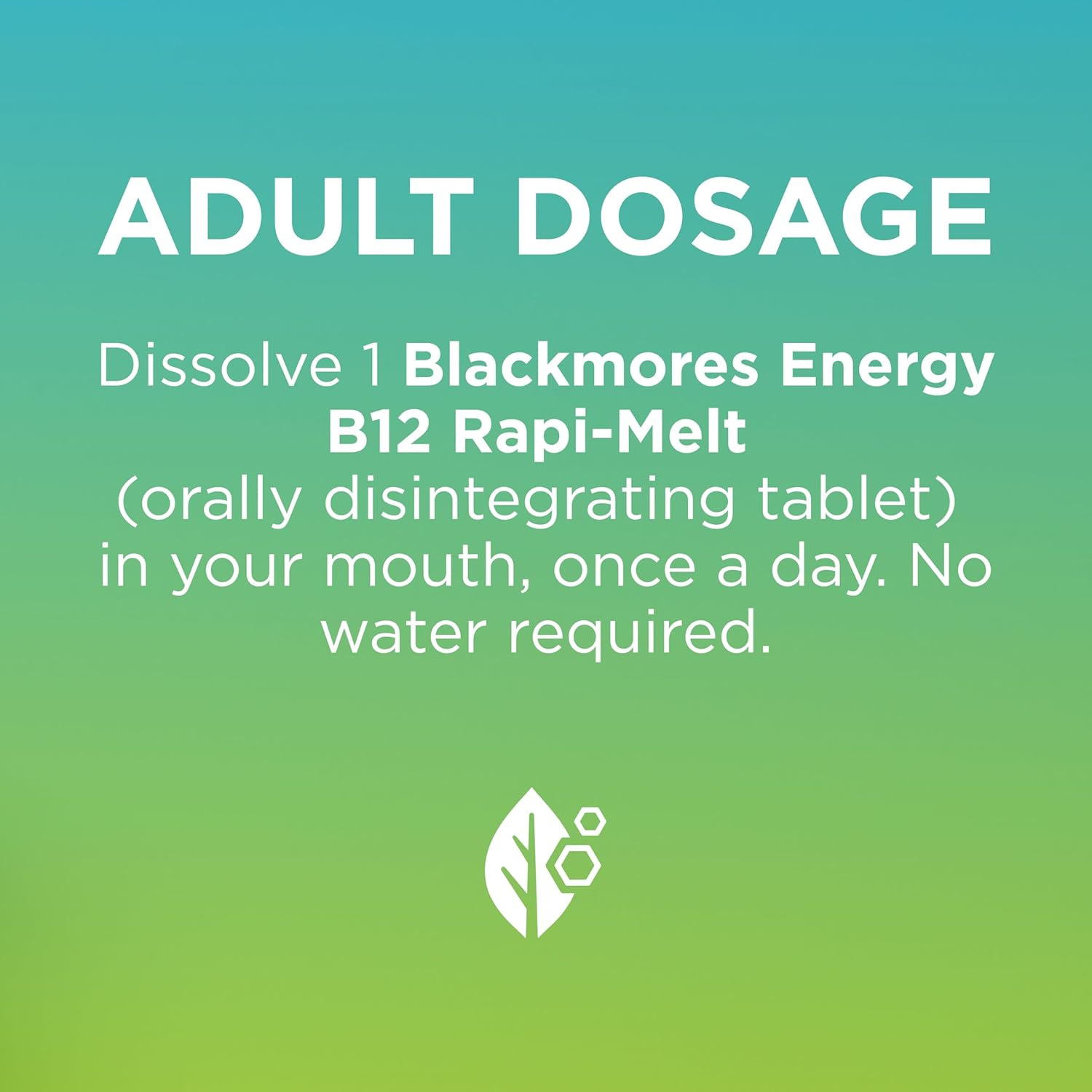 Blackmores Energy B12 Rapi-Melt | Supports Energy Levels and Nervous System Function | Cherry Flavour | 60 Melts