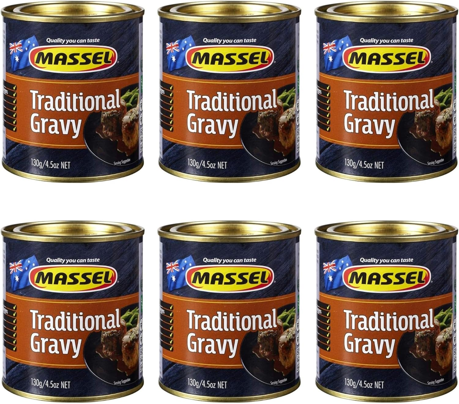 Massel Traditional Gravy Powder - Plant Based, Low FODMAP & Gluten-Free, 130G X 6 Pack image number 5