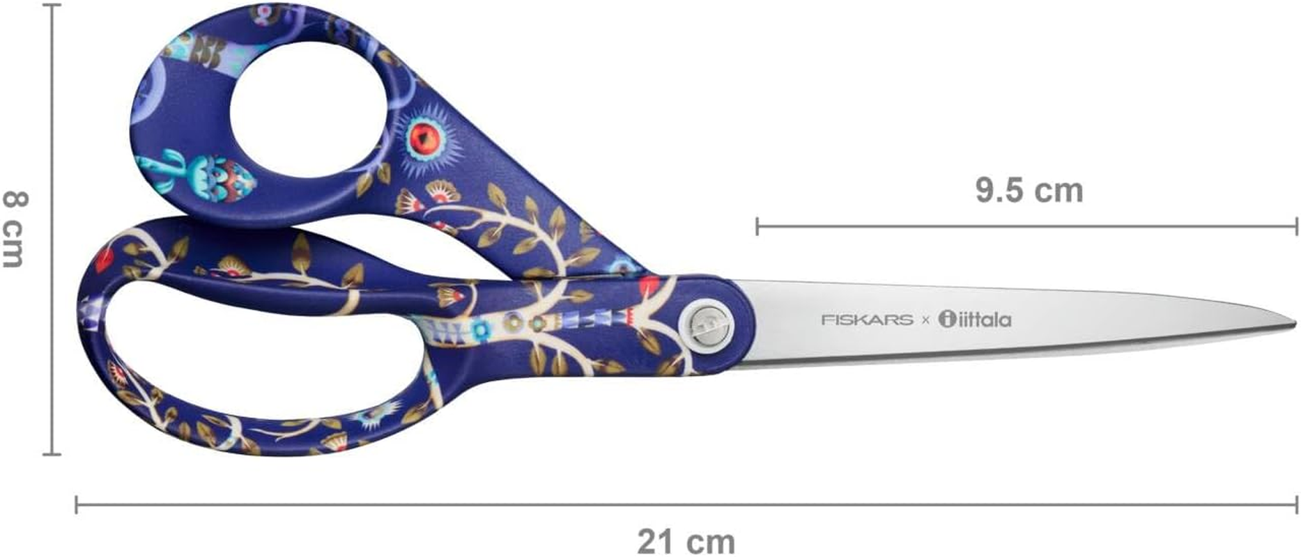 Fiskars X Iittala Scissors Taika Blue (21 Cm) image number 1