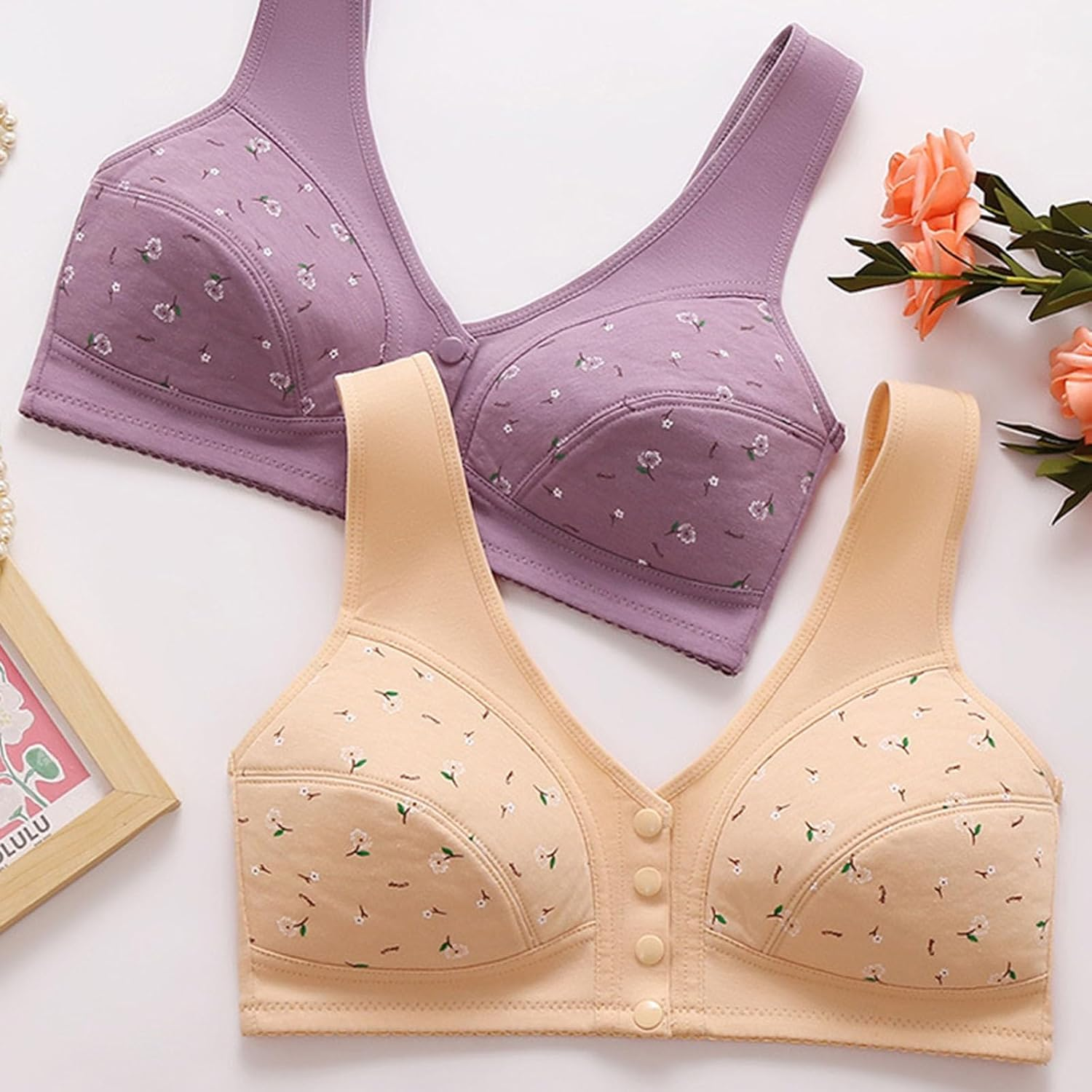 Ladies Bras Non Wired Womens Ped Multipack Maternity with Support Women'S plus Size Wireless for Women Firm Underwired 36C Backless Black White Strapless Comfort