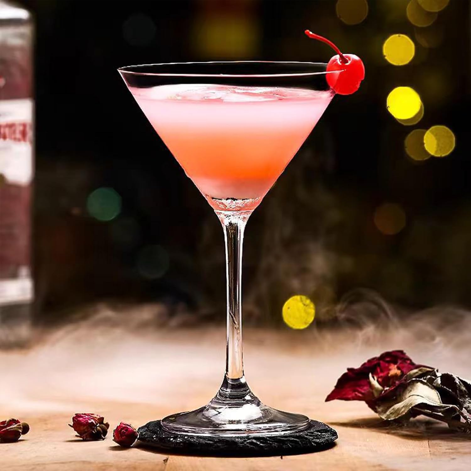 Classic Martini Glass Set of 6, Hand Blown 3.7 Ounce Crystal Cocktail Glasses, Perfect for Martini Cosmopolitan Gimlet Home Bar Party and Gift Set of Elegant image number 5