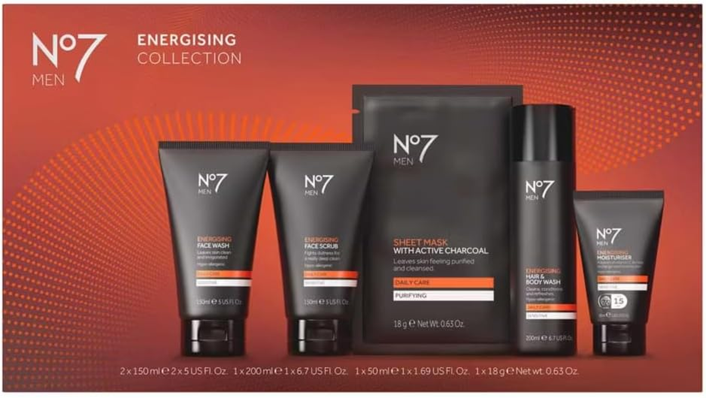 No7 Men Energising Collection Boxed Set image number 1