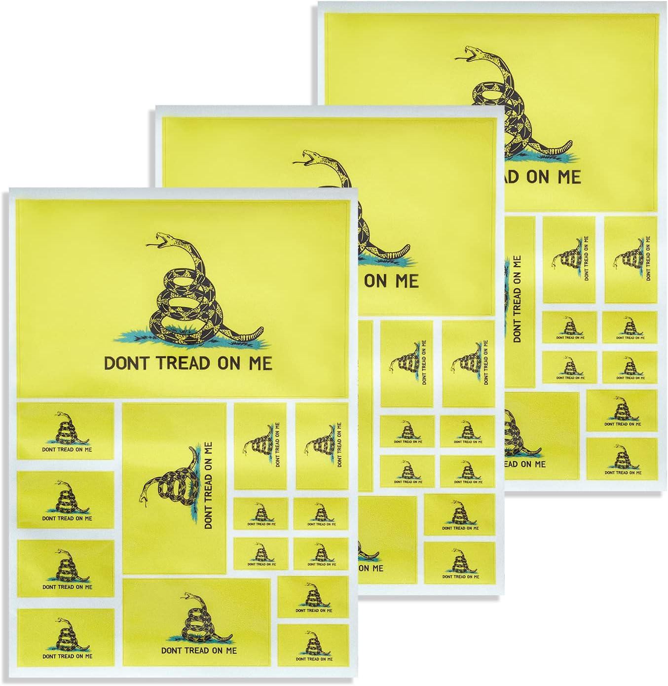 CANTENDO 3 Pack Pirate Jack Rackham Flag Decal - Pirate Jack Rackham Flags Reflective Vinyl Car Stickers - for Car Window Bumper Waterproof Sticker (12 X 8.5 Inch) image number 4